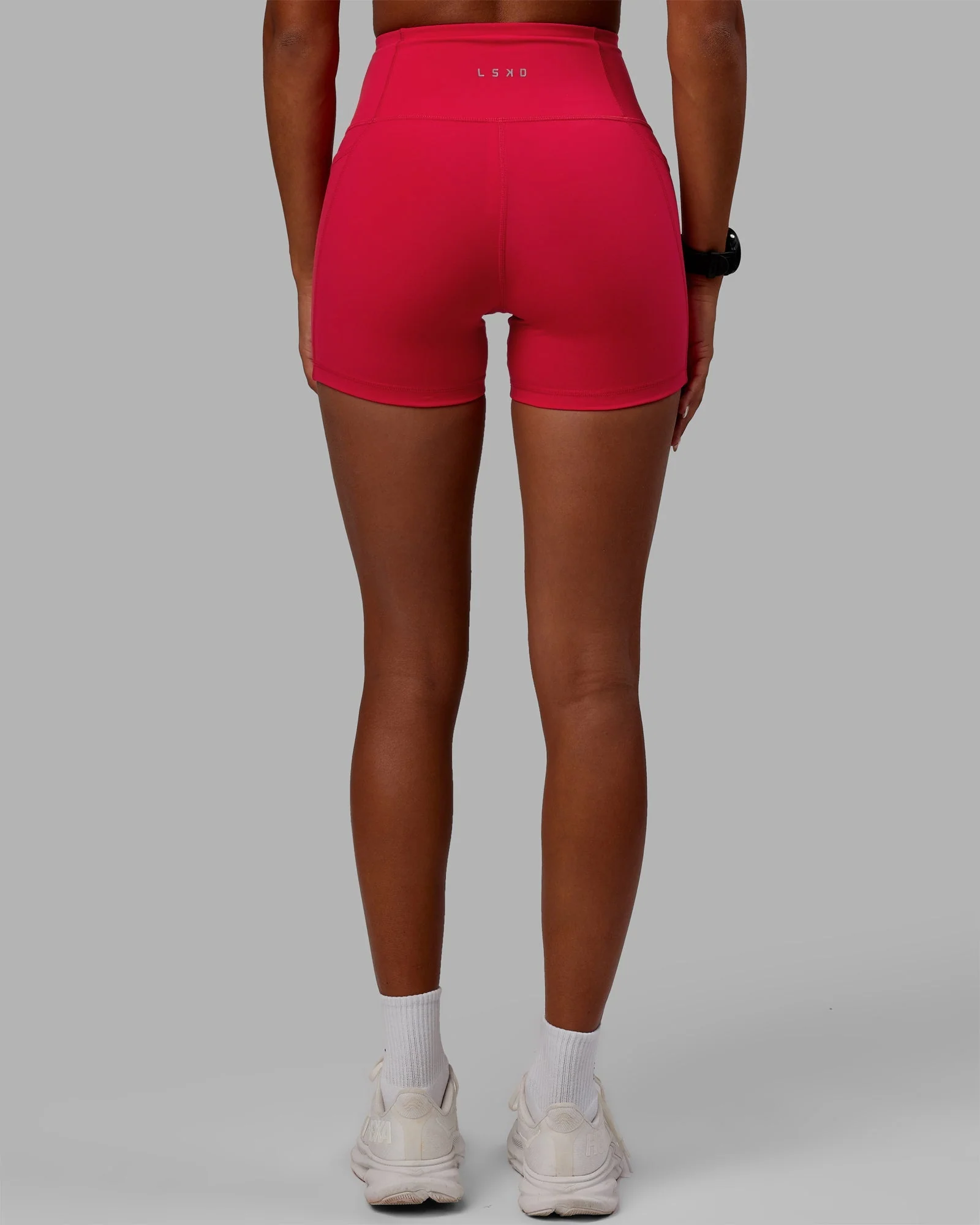 Flux Ultra High-Rise 4" Short Pockets - Scarlet - Image 4