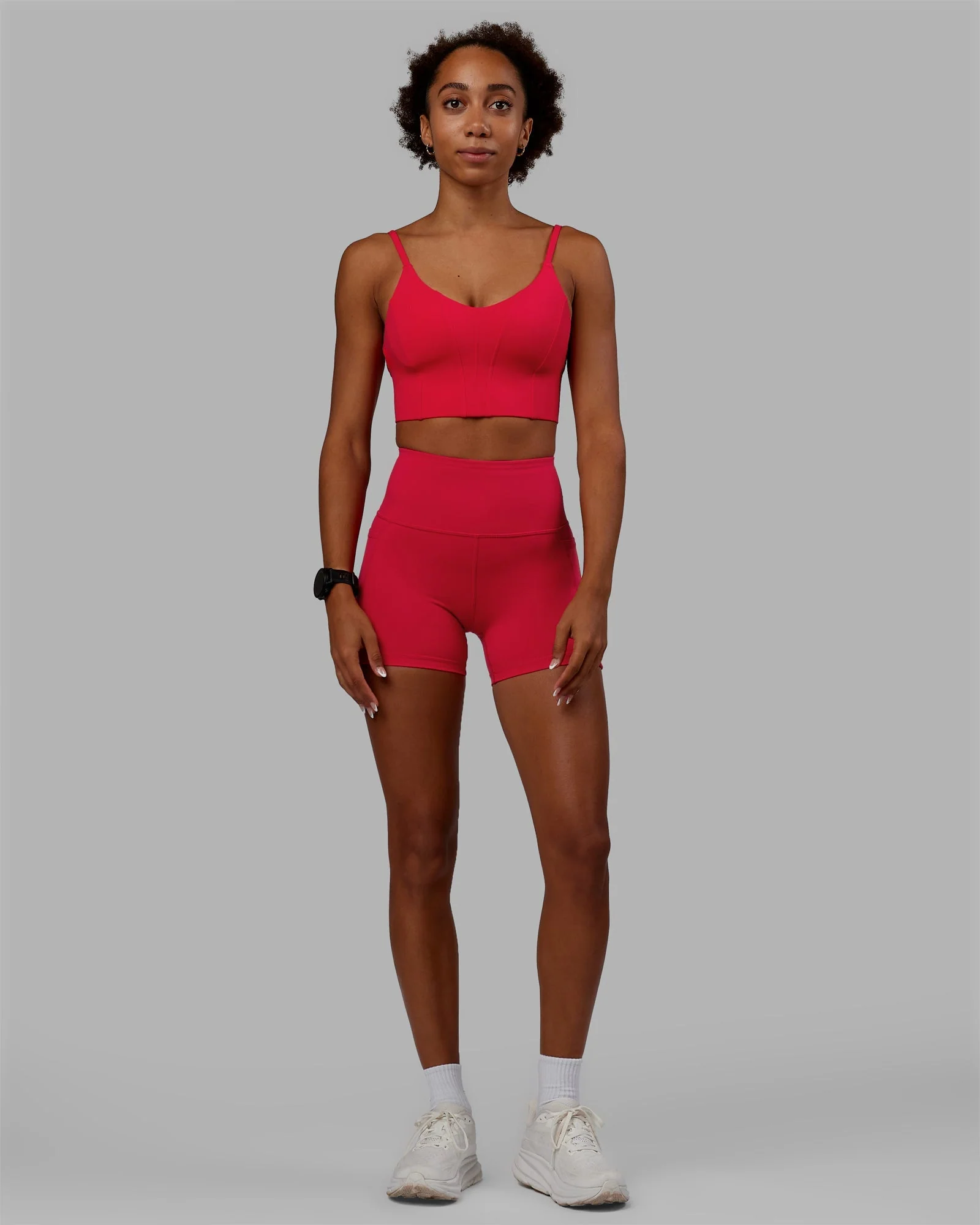Flux Ultra High-Rise 4" Short Pockets - Scarlet - Image 6