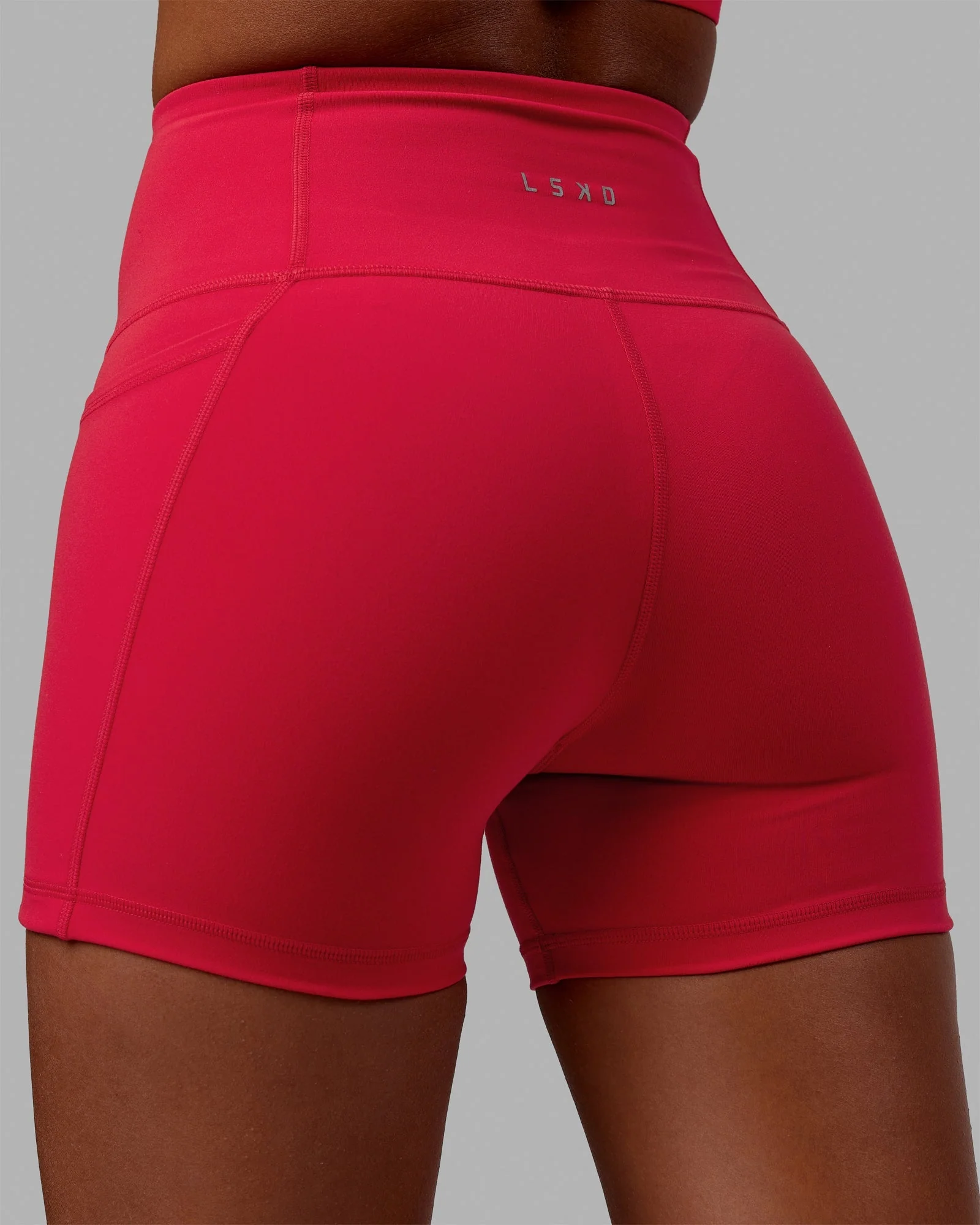 Flux Ultra High-Rise 4" Short Pockets - Scarlet - Image 7