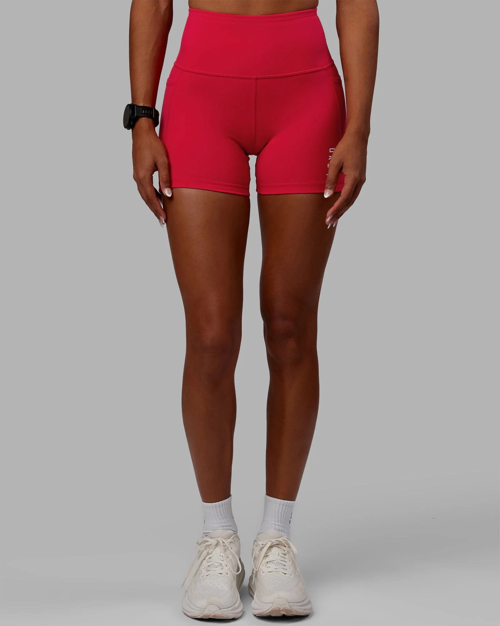 Flux Ultra High-Rise 4" Short Pockets - Scarlet - Image 8