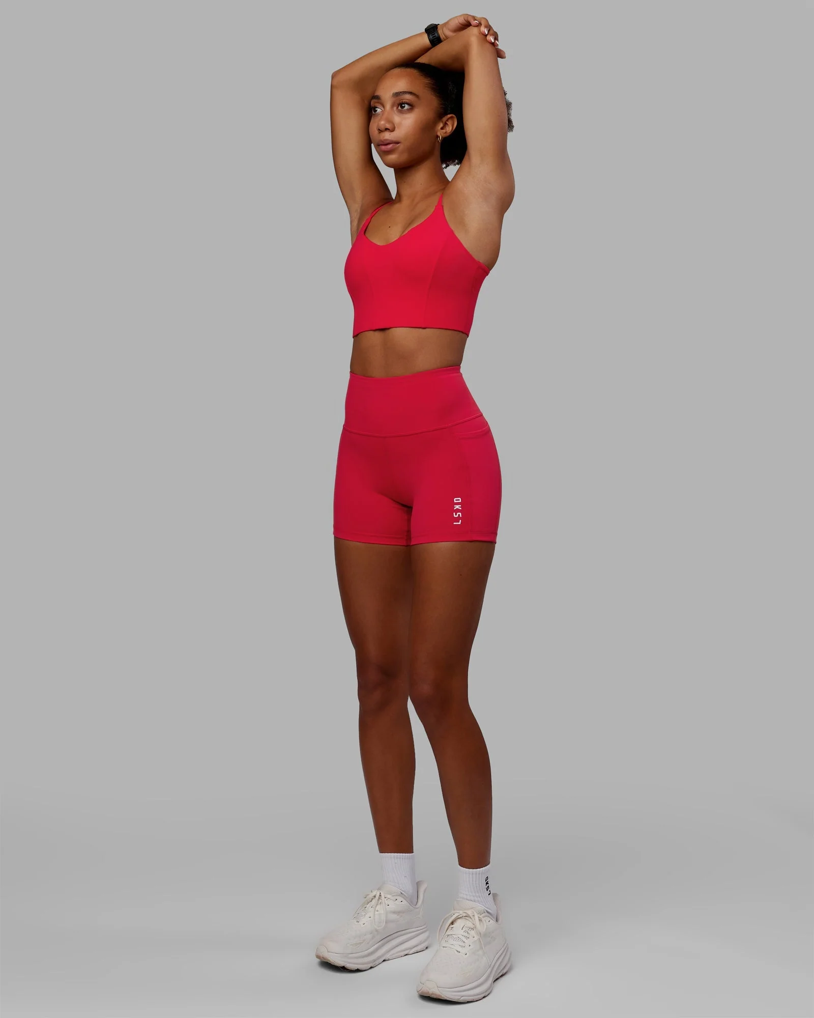 Flux Ultra High-Rise 4" Short Pockets - Scarlet - Image 9