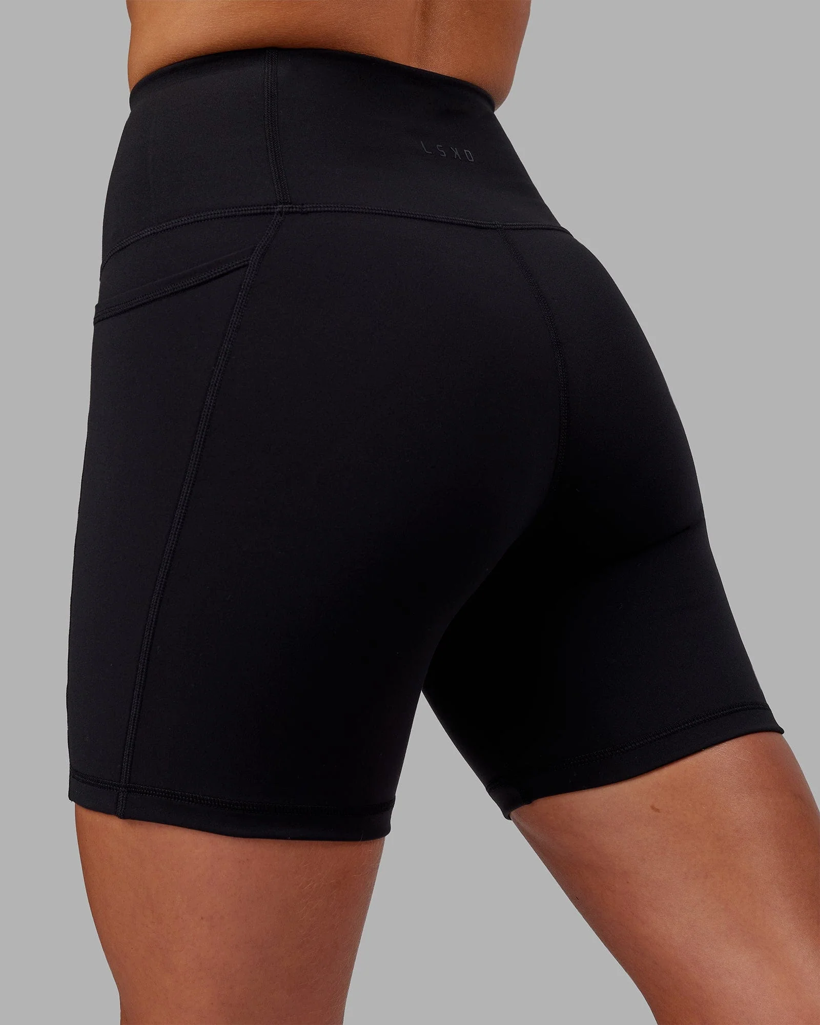 Flux Ultra High-Rise 6" Short Pockets - Black - Image 6
