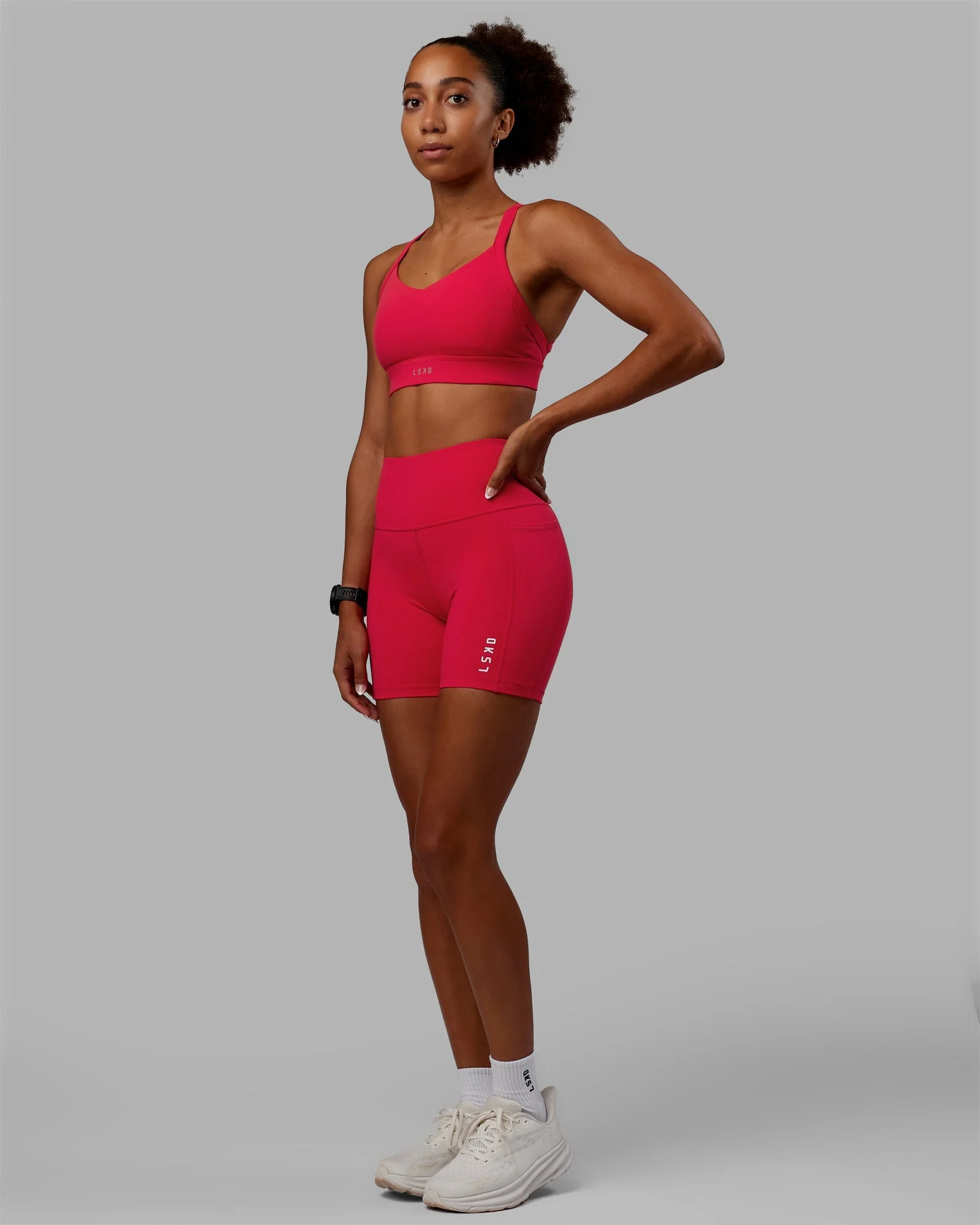 Flux Ultra High-Rise 6" Short Pockets - Scarlet - Image 5