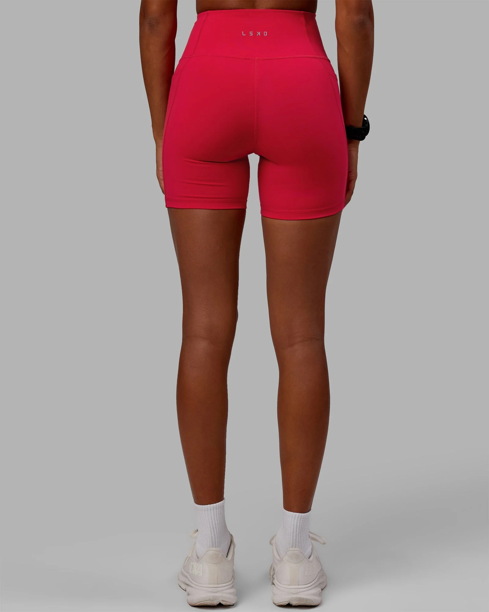 Flux Ultra High-Rise 6" Short Pockets - Scarlet - Image 9