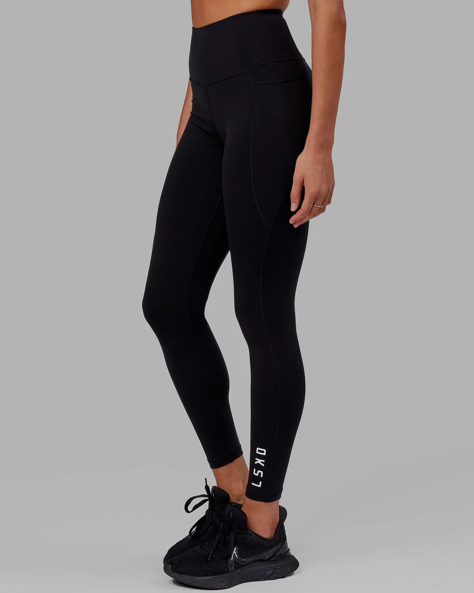 Flux Ultra High-Rise Full Length Legging Pockets - Black - Image 3