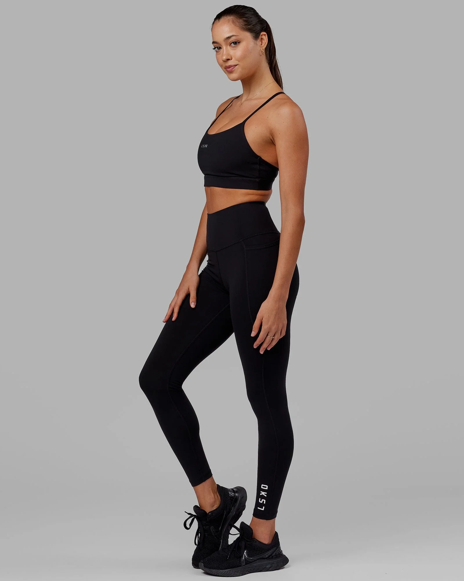 Flux Ultra High-Rise Full Length Legging Pockets - Black - Image 4