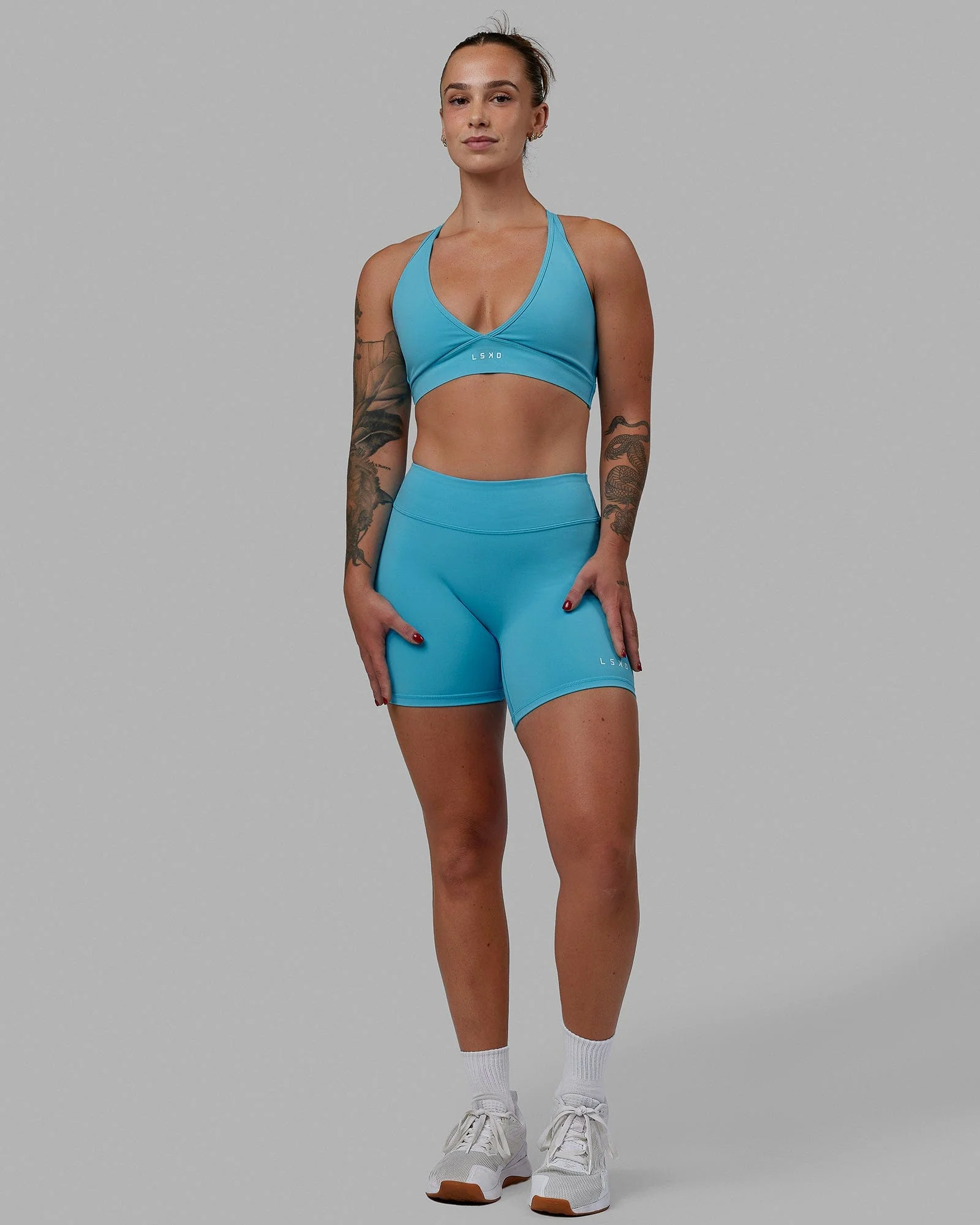Stamina Form Sports Bra - Pacific Blue - Image 5