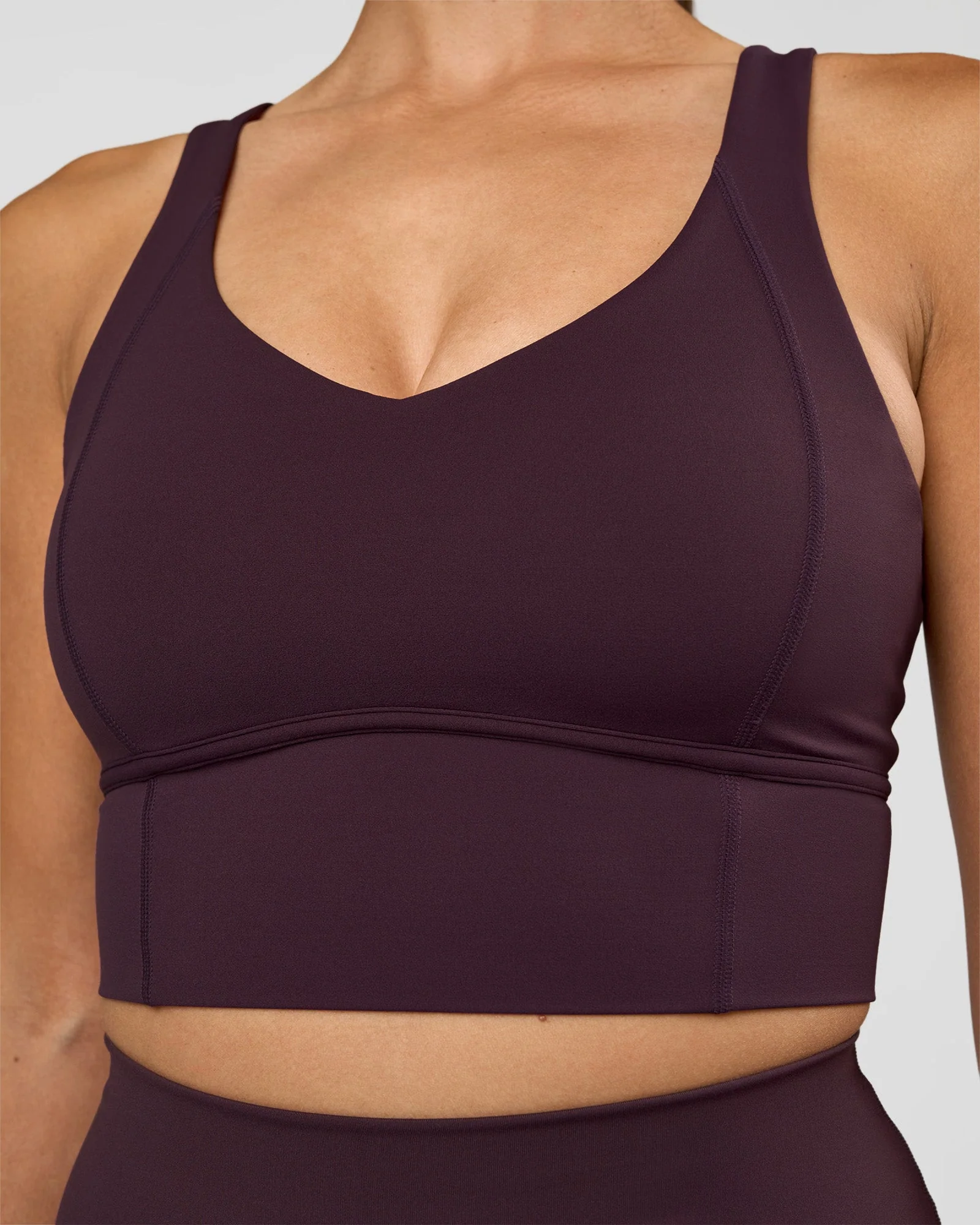 Function Longline Sports Bra - Midnight Plum - Image 8