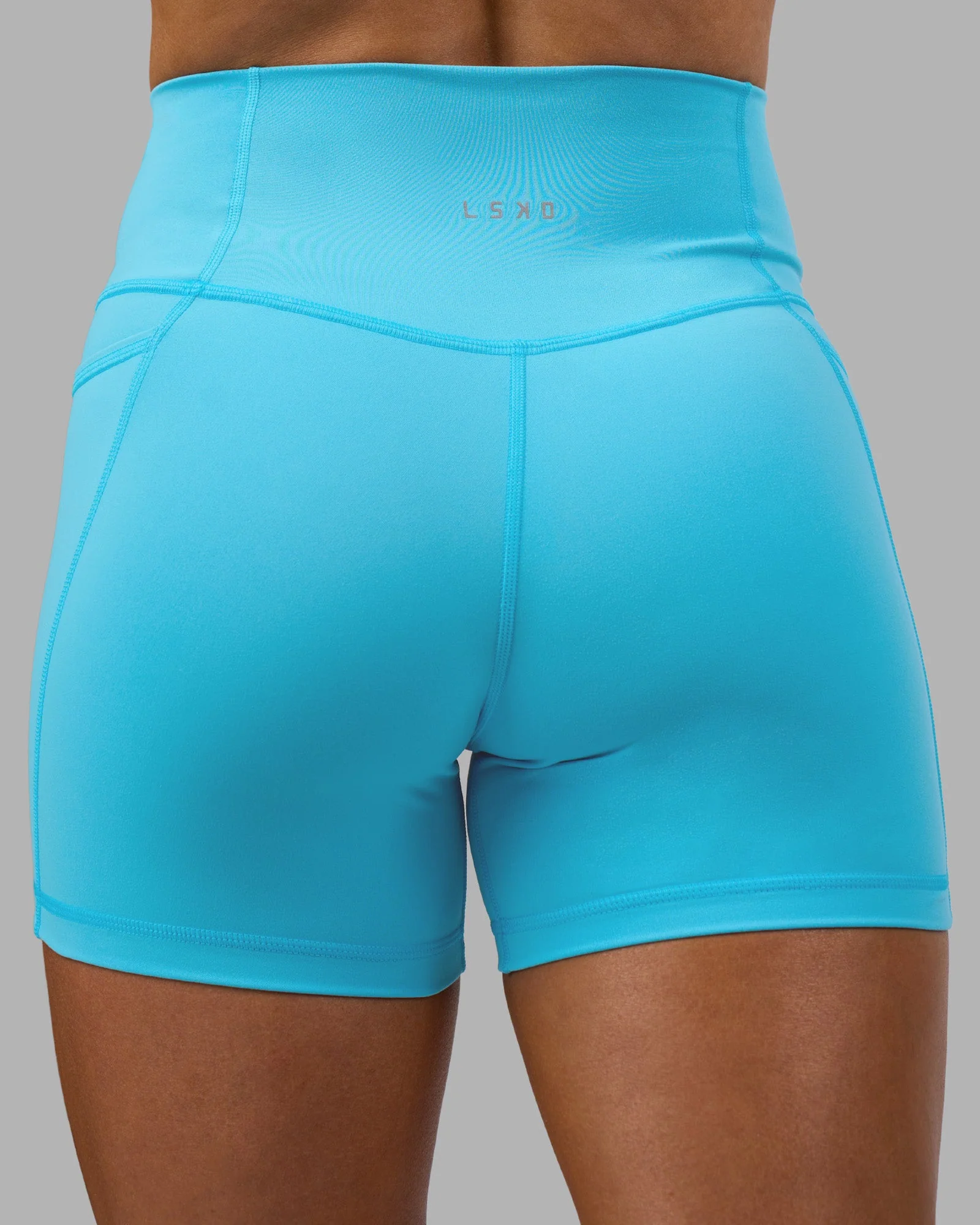 Fusion High-Rise 4" Short Pockets - Blue Atoll - Image 8