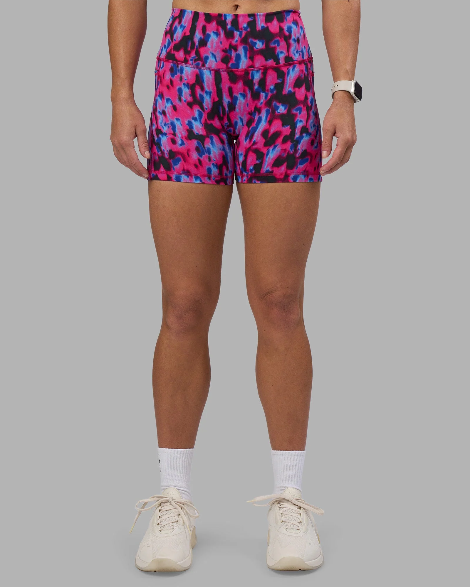 Fusion High-Rise 4" Short Pockets - Pink Luminous - Image 3