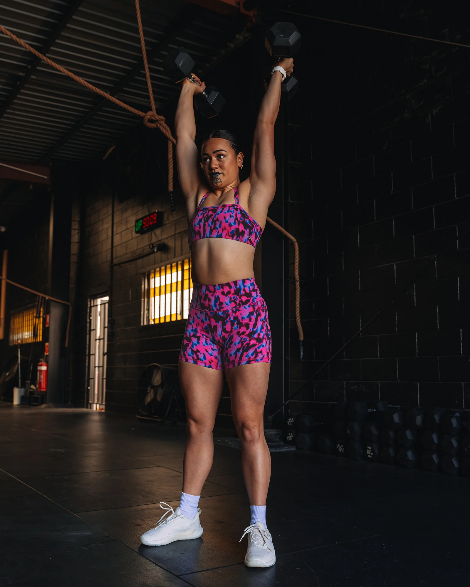 Fusion High-Rise 4" Short Pockets - Pink Luminous - Image 4