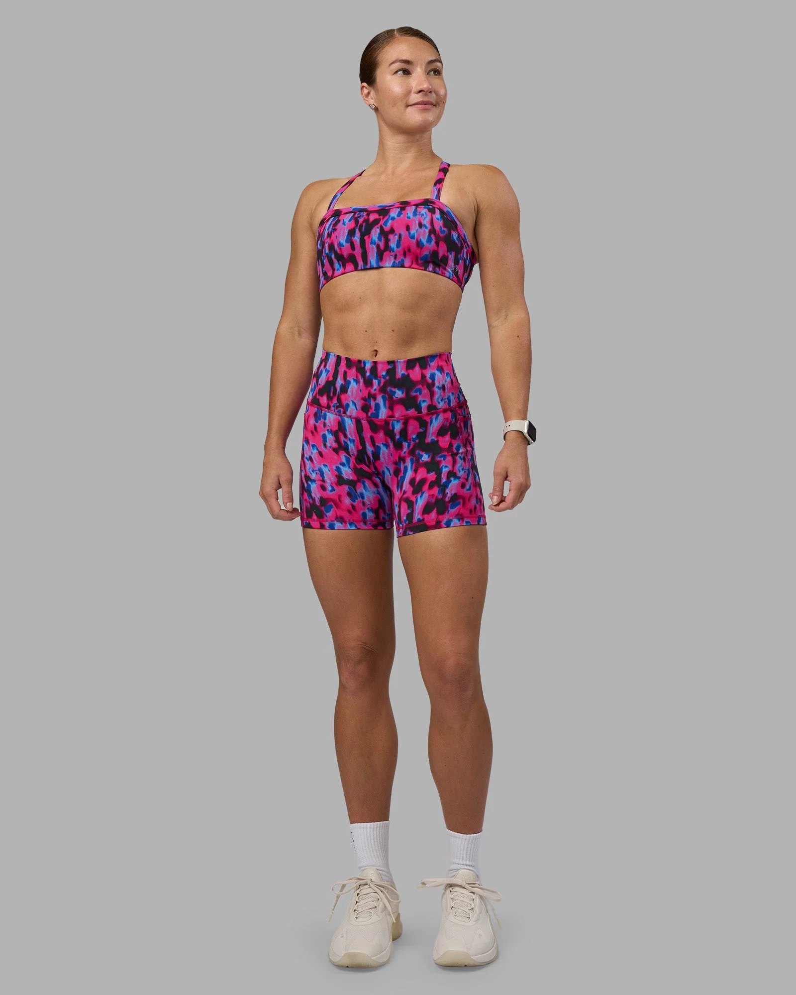 Fusion High-Rise 4" Short Pockets - Pink Luminous - Image 6