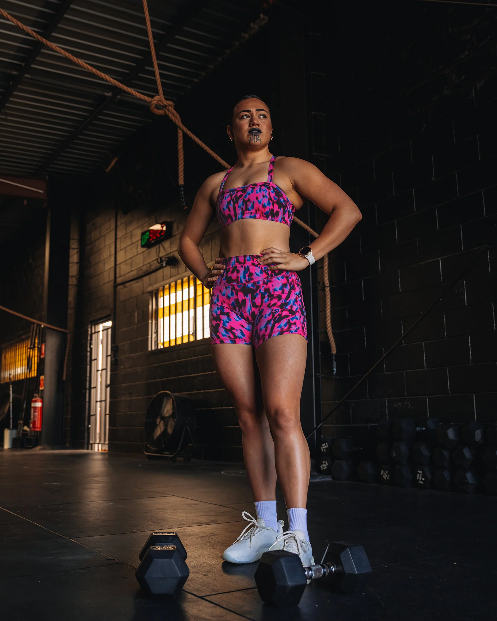 Fusion High-Rise 4" Short Pockets - Pink Luminous - Image 8