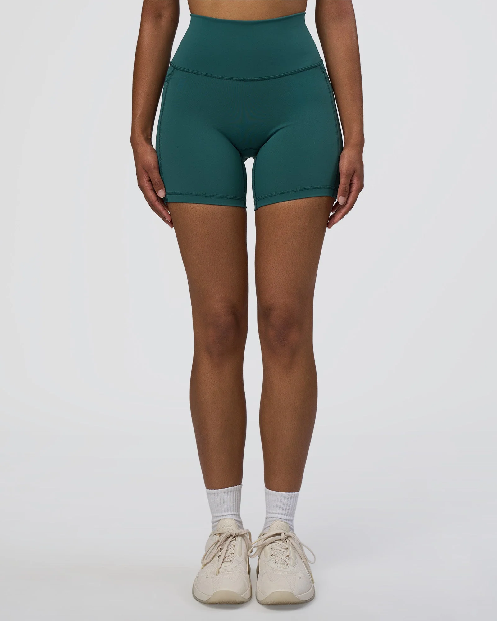 Fusion High-Rise 6" Short Pockets - Transformative Teal