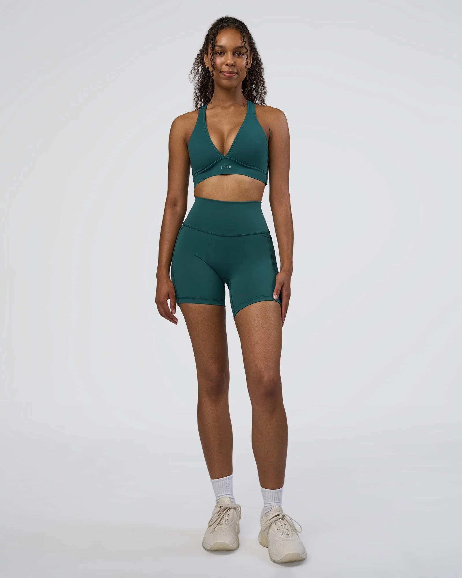 Fusion High-Rise 6" Short Pockets - Transformative Teal - Image 3