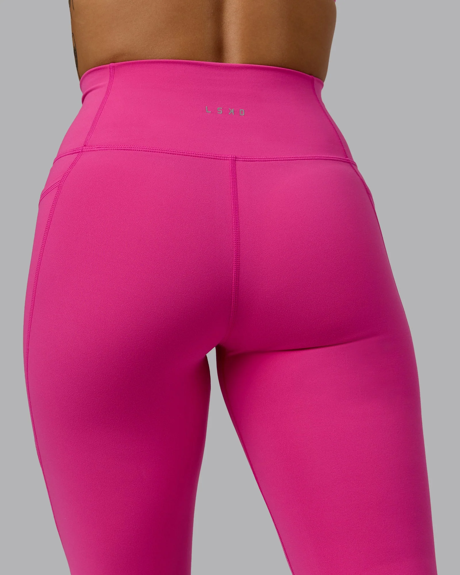 Fusion Ultra High-Rise 3/4 Legging Pockets - Fuchsia Pink - Image 8