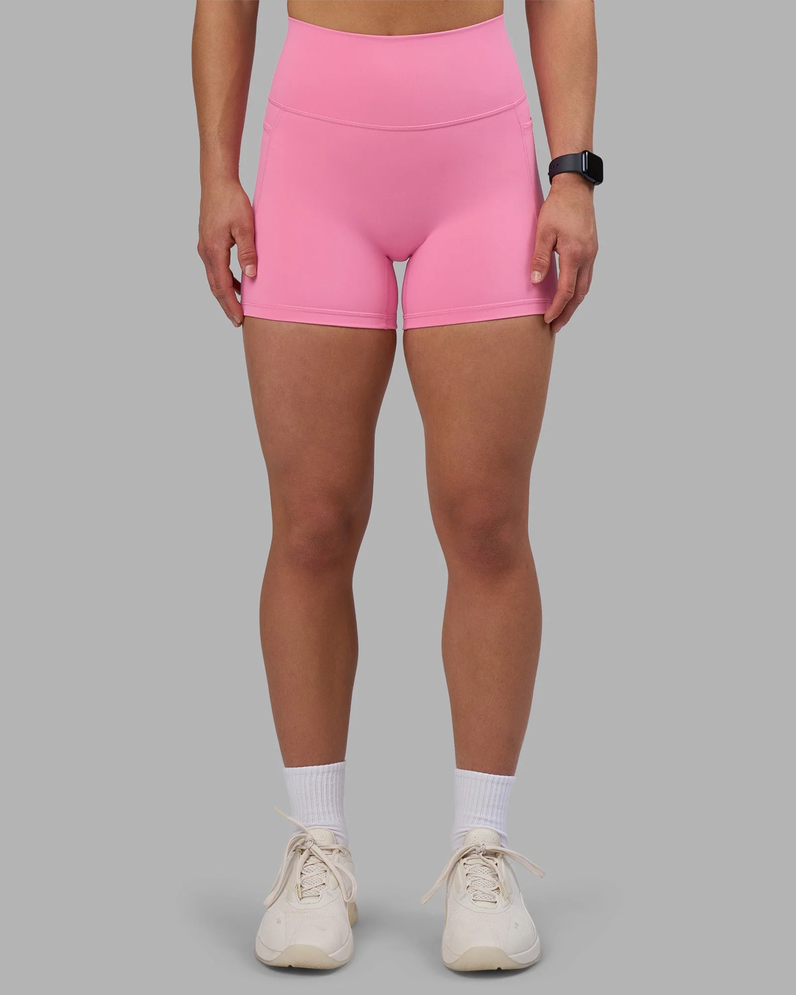 Fusion Ultra High-Rise 4" Short Pockets - Candy Pink - Image 2