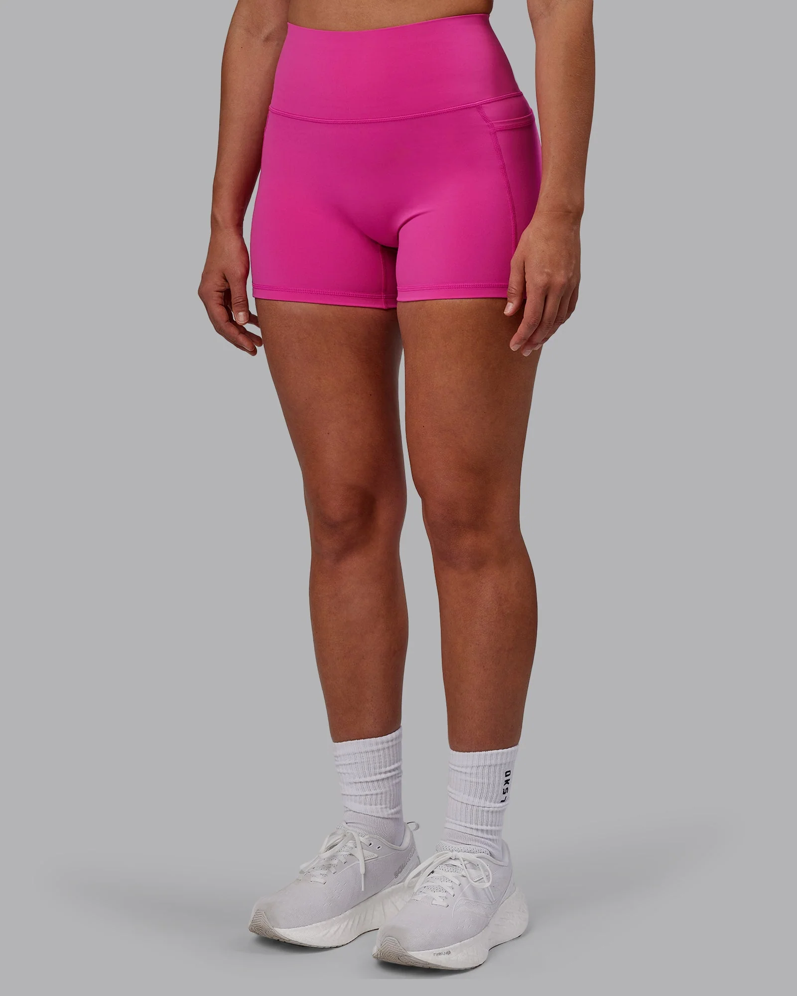 Fusion Ultra High-Rise 4" Short Pockets - Fuchsia Pink - Image 6