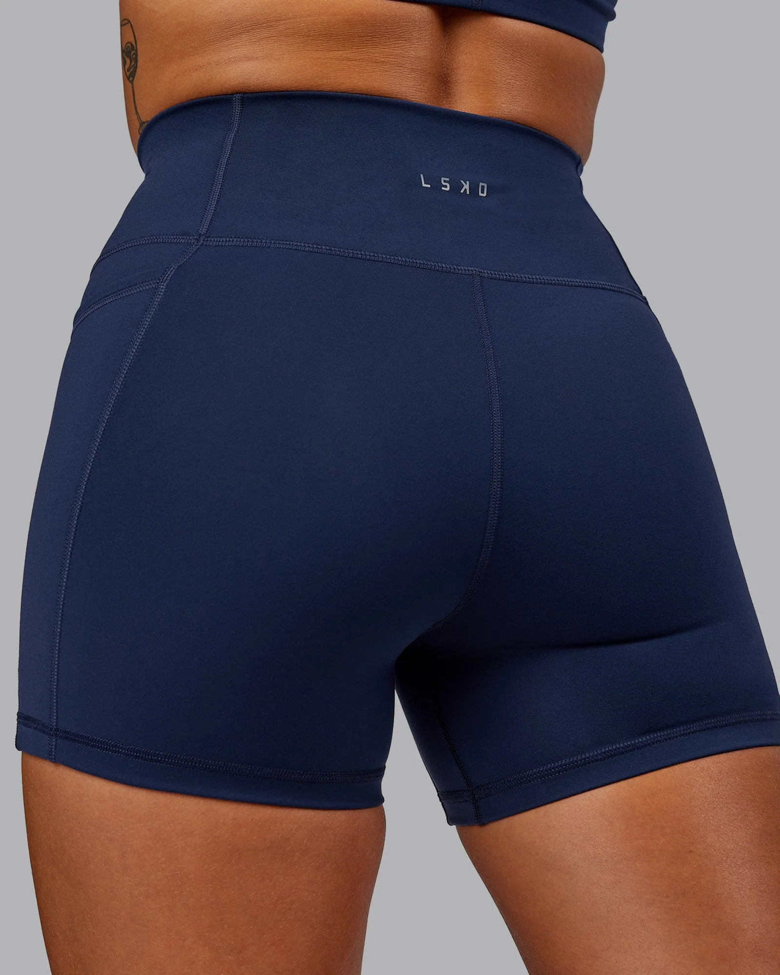 Fusion Ultra High-Rise 4" Short Pockets - Future Navy - Image 9