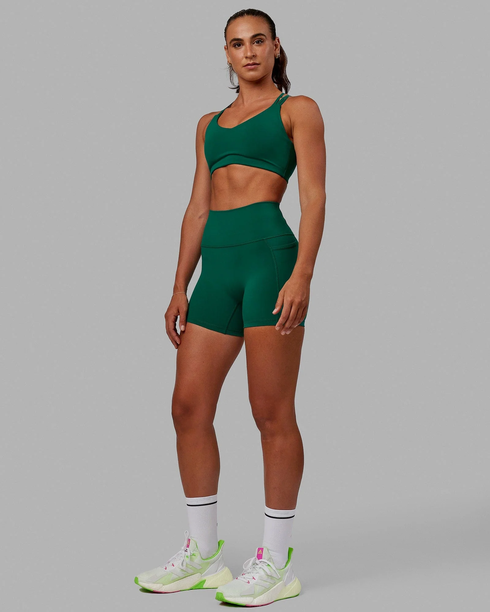 Fusion Ultra High-Rise 4" Short Pockets - Malachite - Image 2