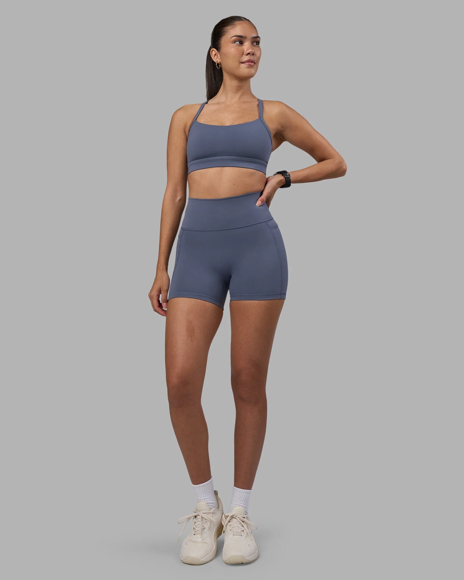 Fusion Ultra High-Rise 4" Short Pockets - Night Shadow