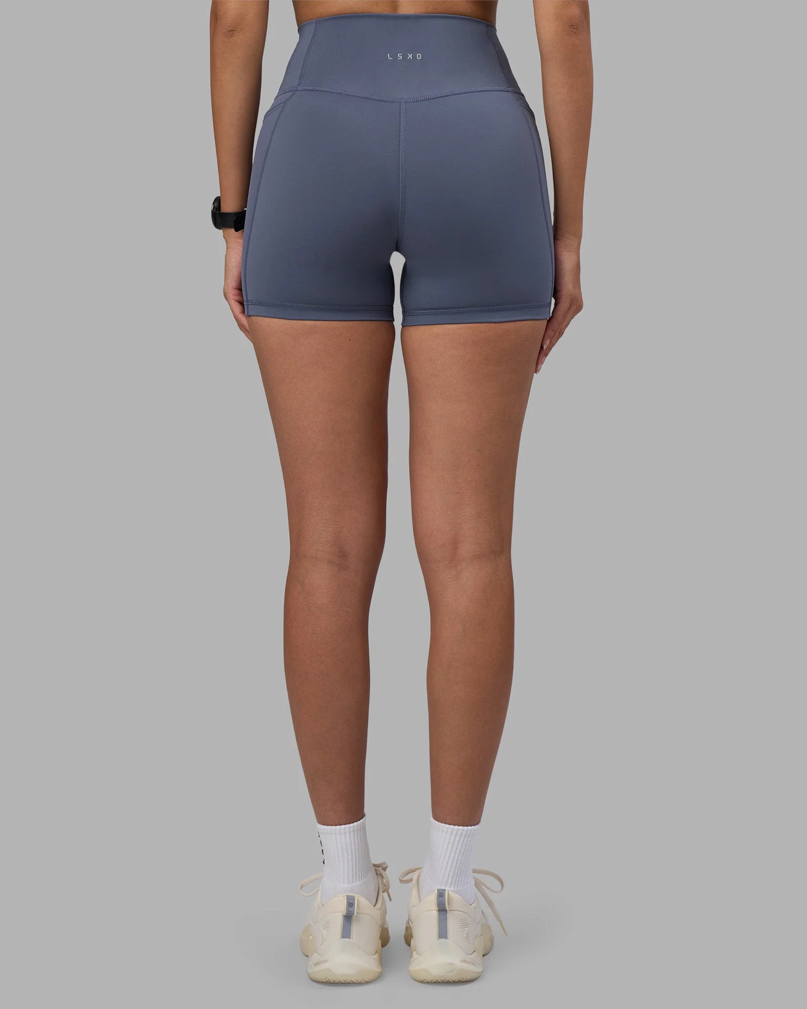 Fusion Ultra High-Rise 4" Short Pockets - Night Shadow - Image 4
