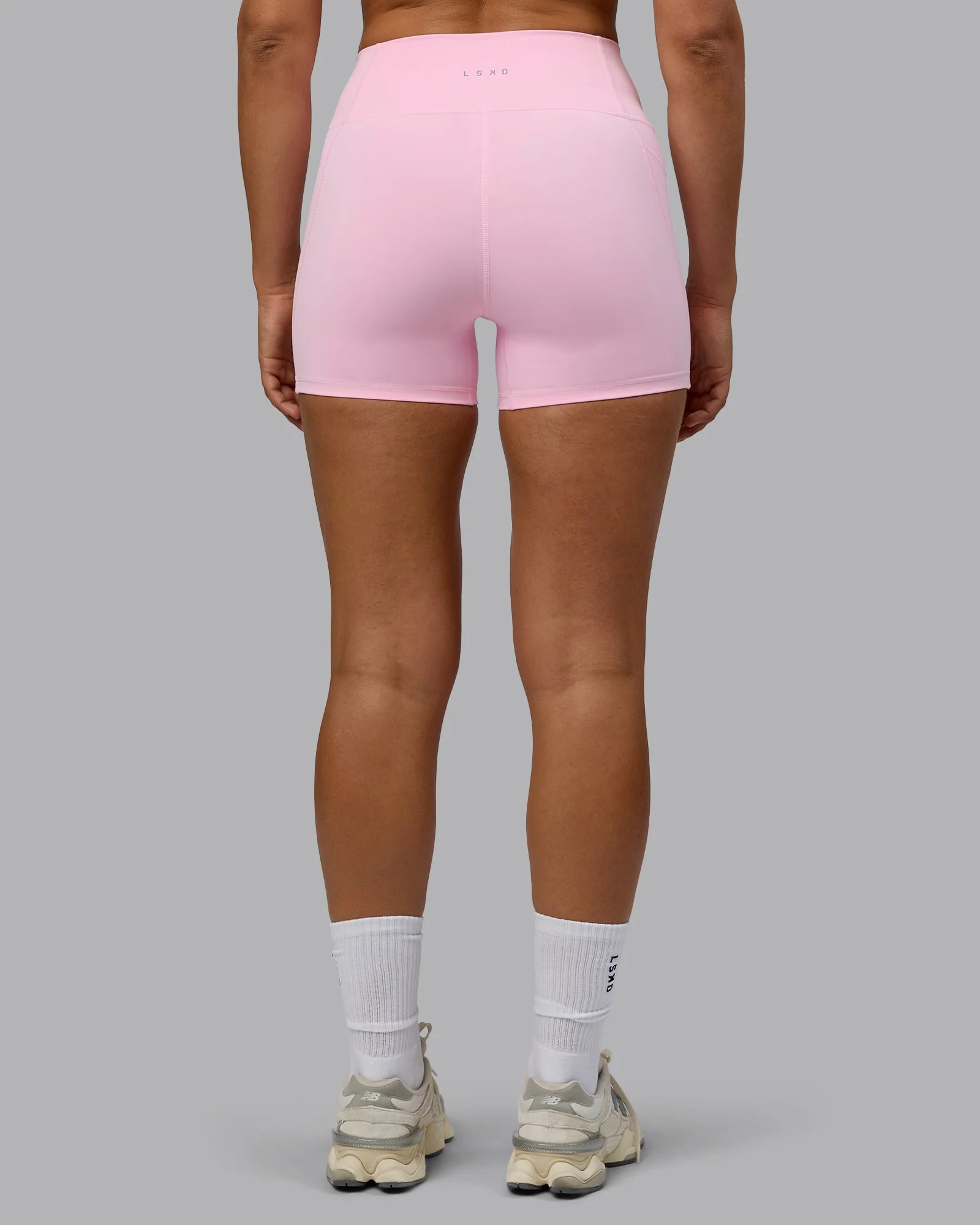 Fusion Ultra High-Rise 4" Short Pockets - Pale Pink - Image 3