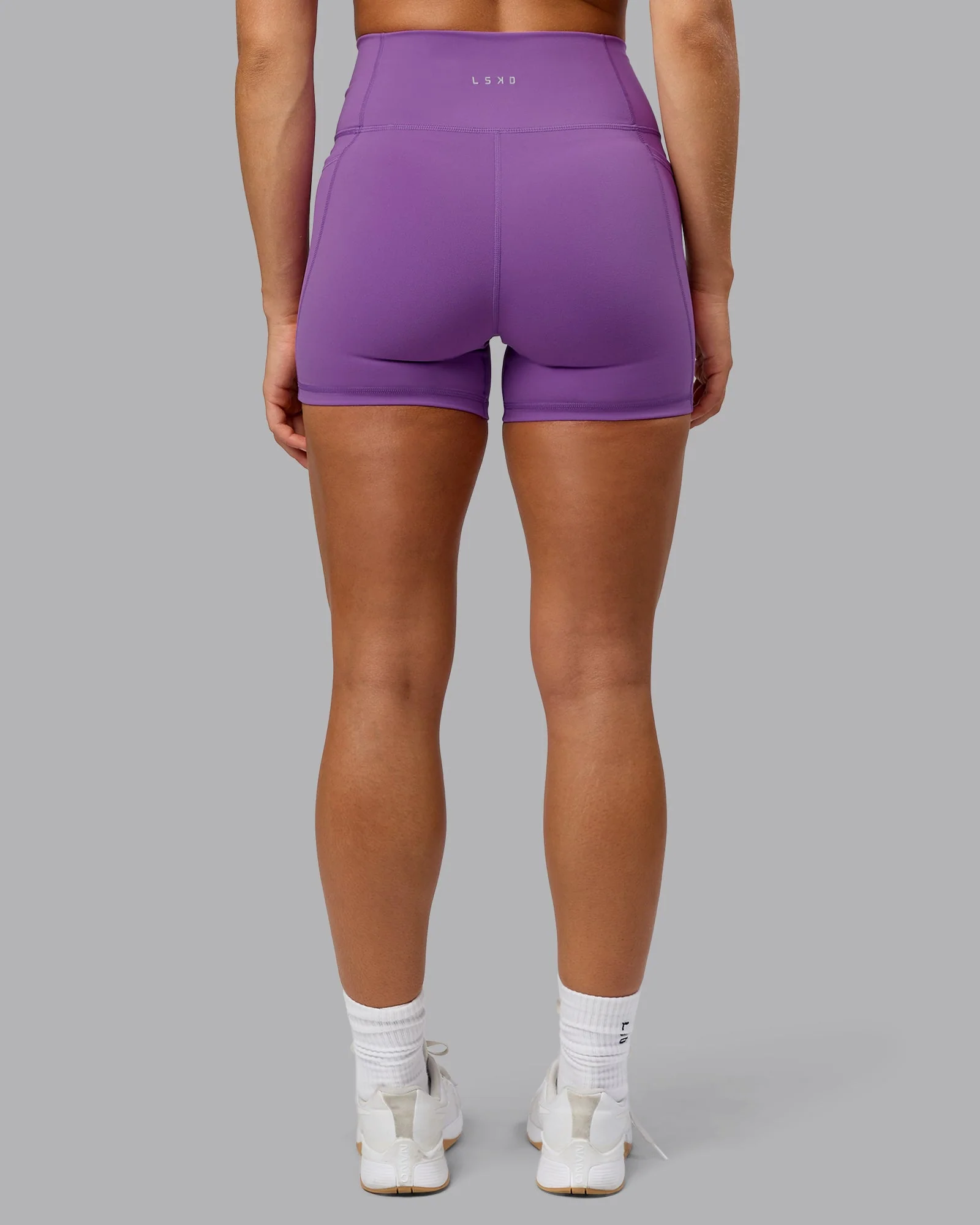 Fusion Ultra High-Rise 4" Short Pockets - Purple Fizz - Image 8