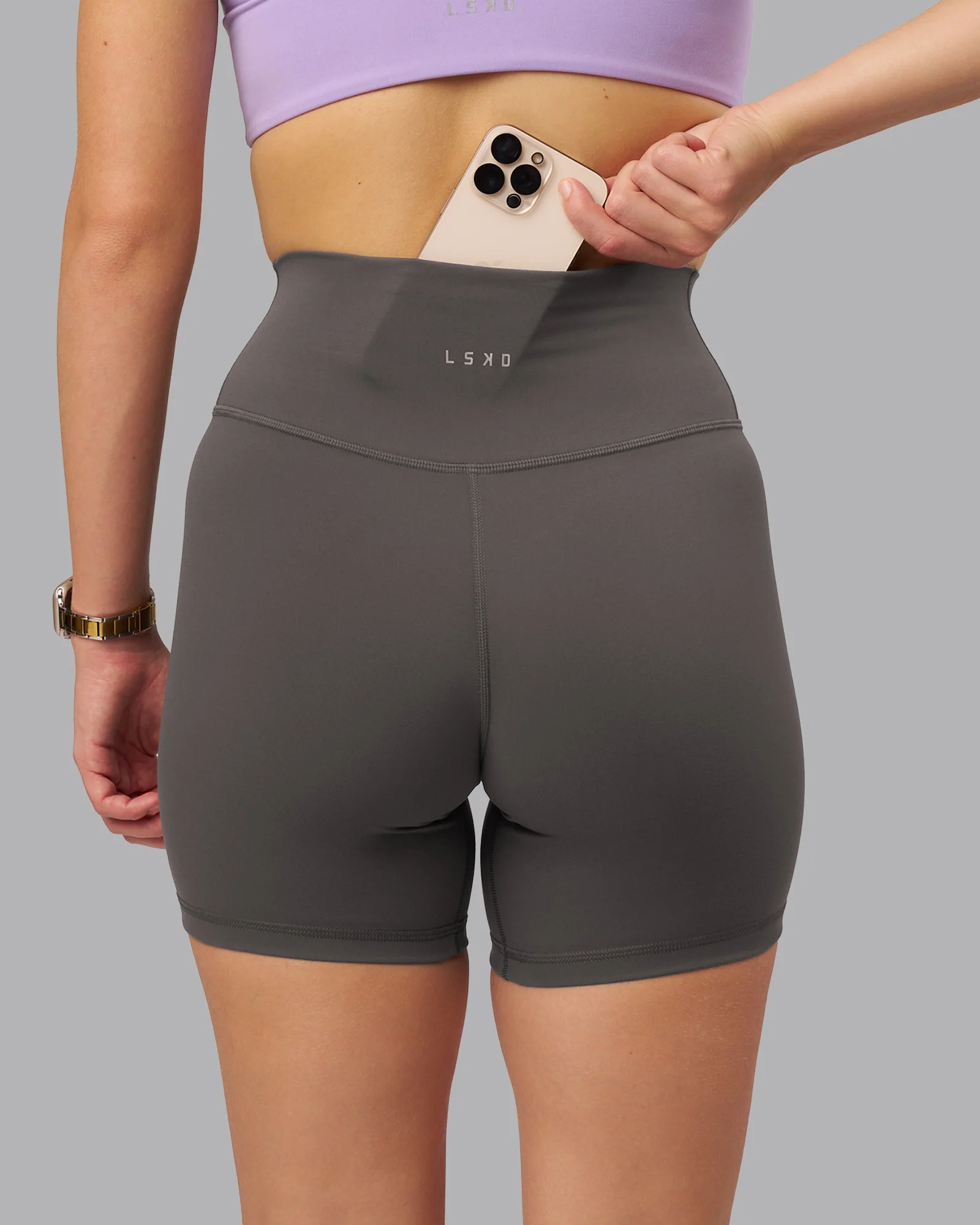Fusion Ultra High-Rise 6" Short - Dark Storm - Image 4