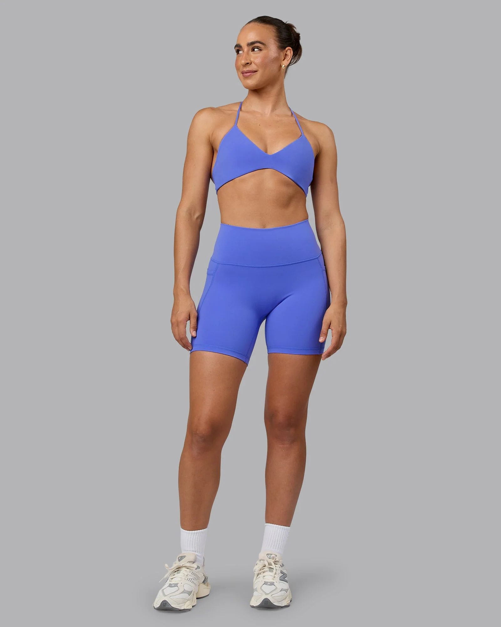 Fusion Ultra High-Rise 6" Short Pockets - Baja Blue