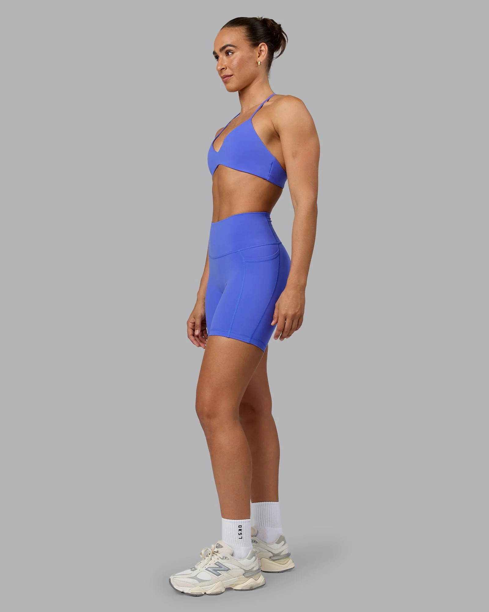 Fusion Ultra High-Rise 6" Short Pockets - Baja Blue - Image 5