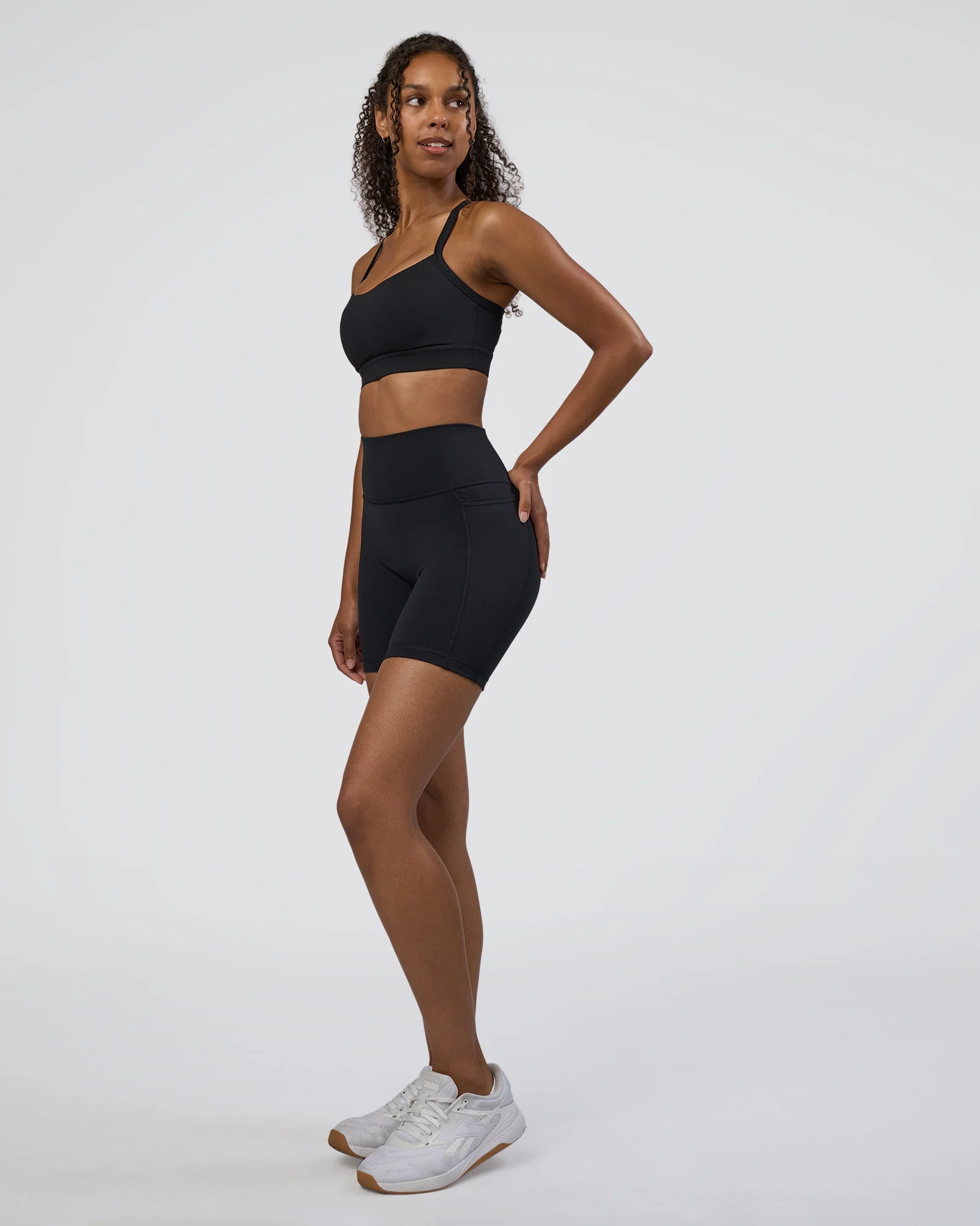 Fusion Ultra High-Rise 6" Short Pockets - Black - Image 5