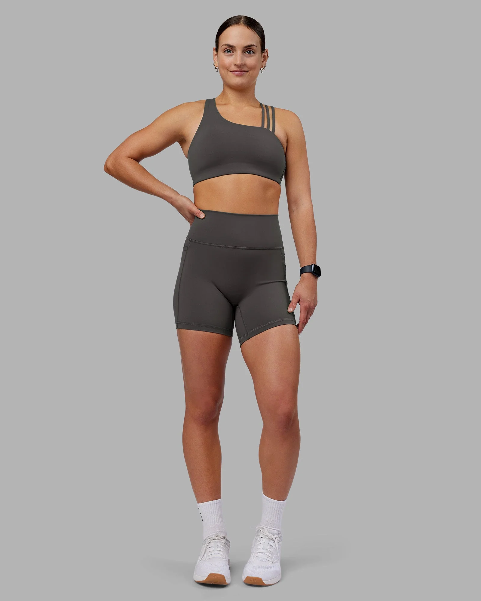 Fusion Ultra High-Rise 6" Short Pockets - Dark Storm