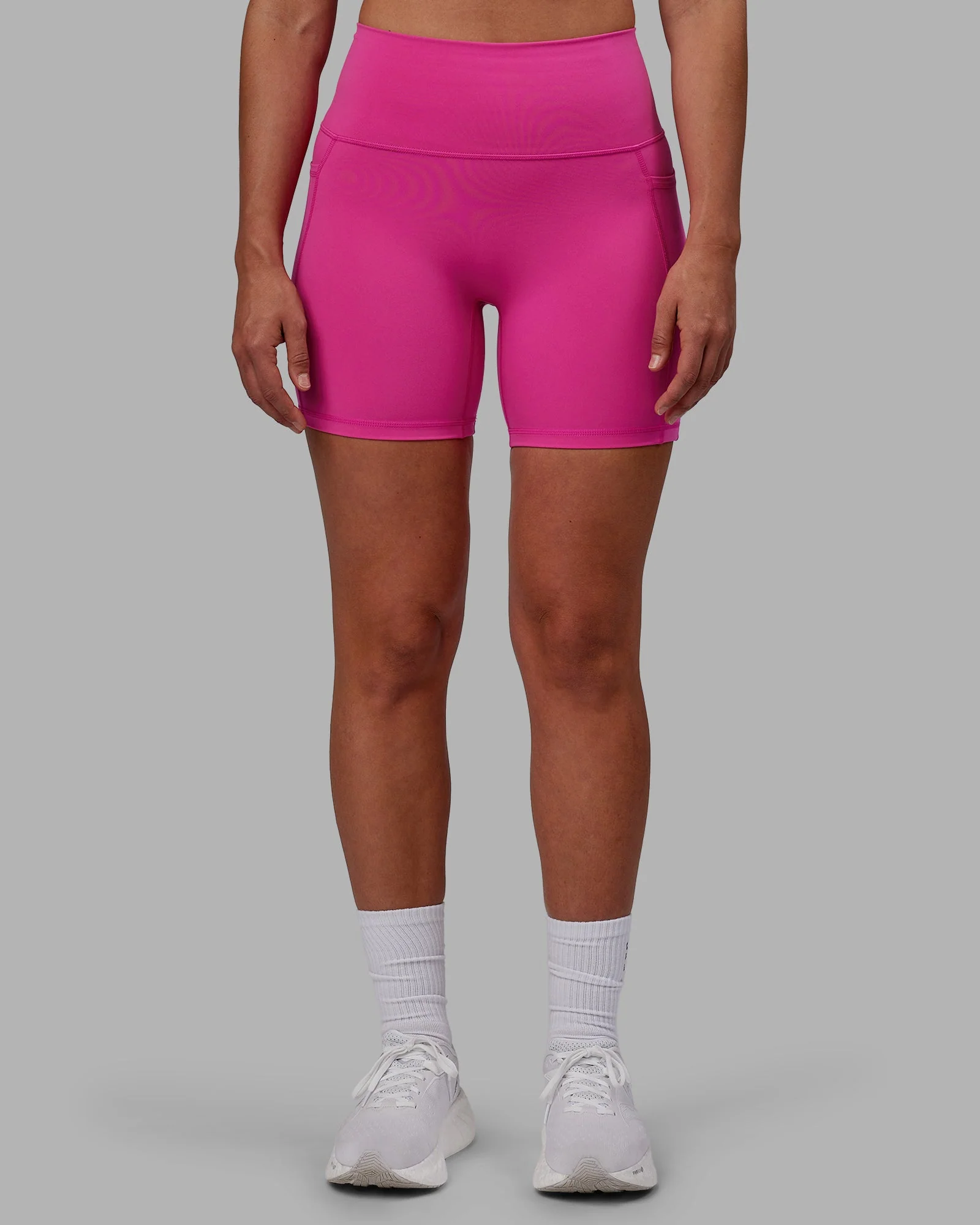 Fusion Ultra High-Rise 6" Short Pockets - Fuchsia Pink - Image 9