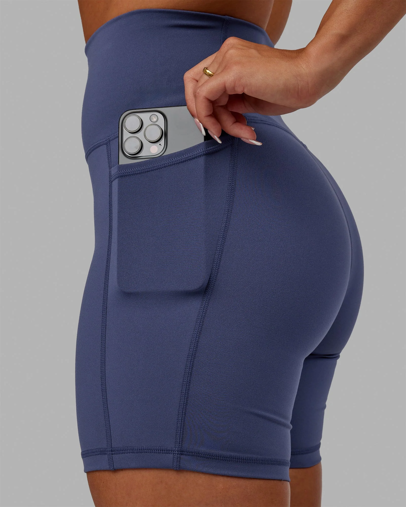 Fusion Ultra High-Rise 6" Short Pockets - Future Dusk - Image 4
