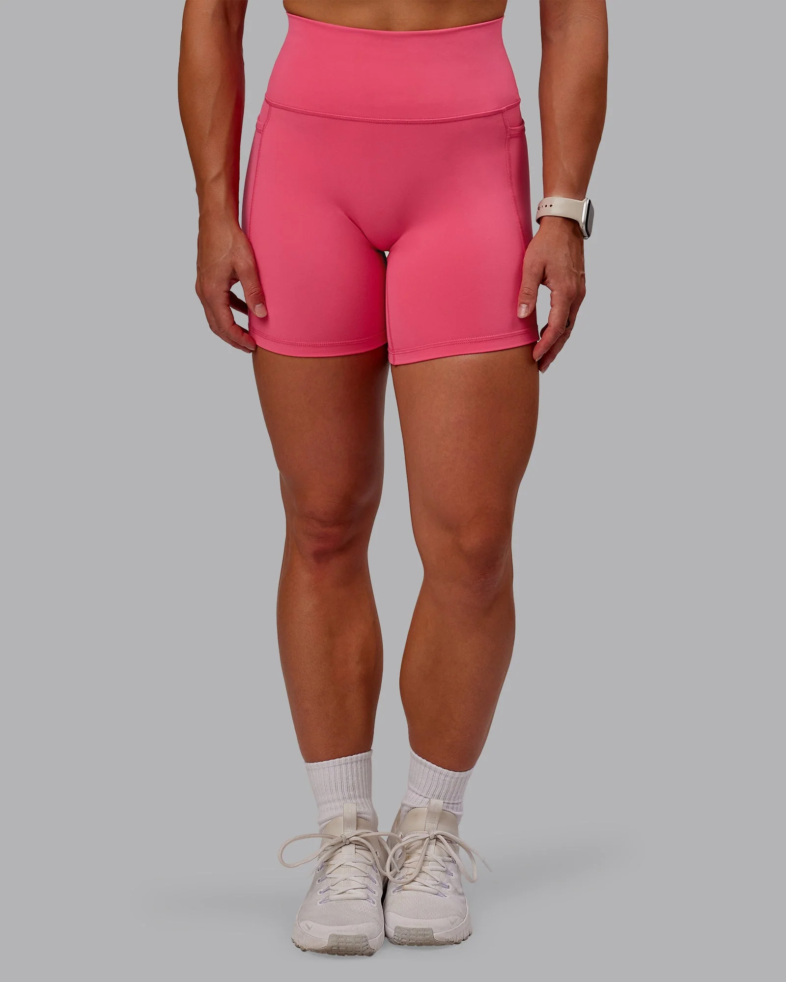 Fusion Ultra High-Rise 6" Short Pockets - Hot Pink - Image 7
