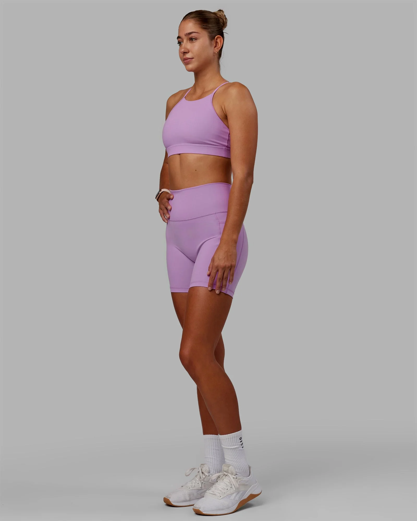 Fusion Ultra High-Rise 6" Short Pockets - Light Violet - Image 6