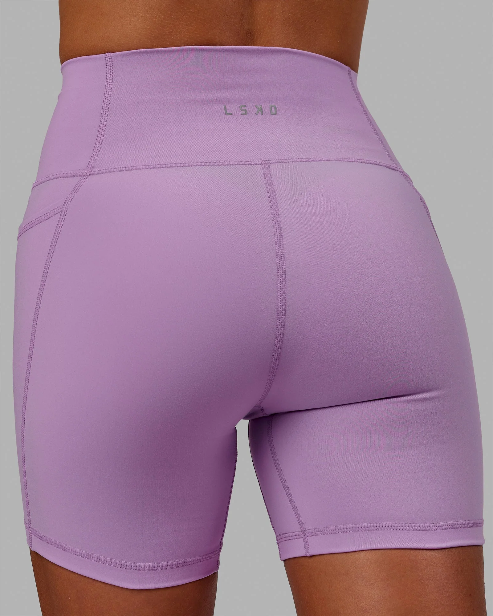 Fusion Ultra High-Rise 6" Short Pockets - Light Violet - Image 8