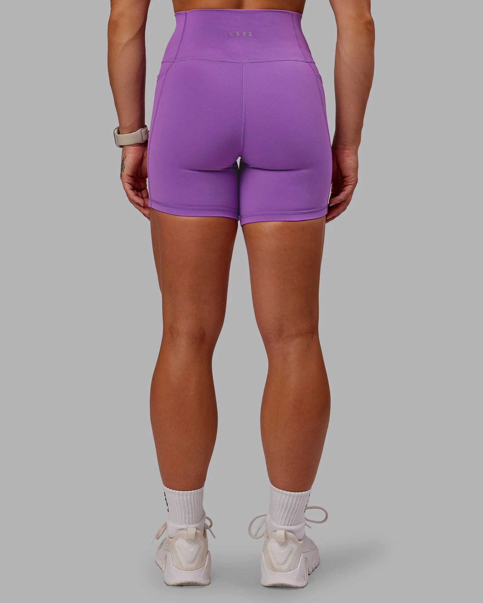Fusion Ultra High-Rise 6" Short Pockets - Purple Fizz - Image 4