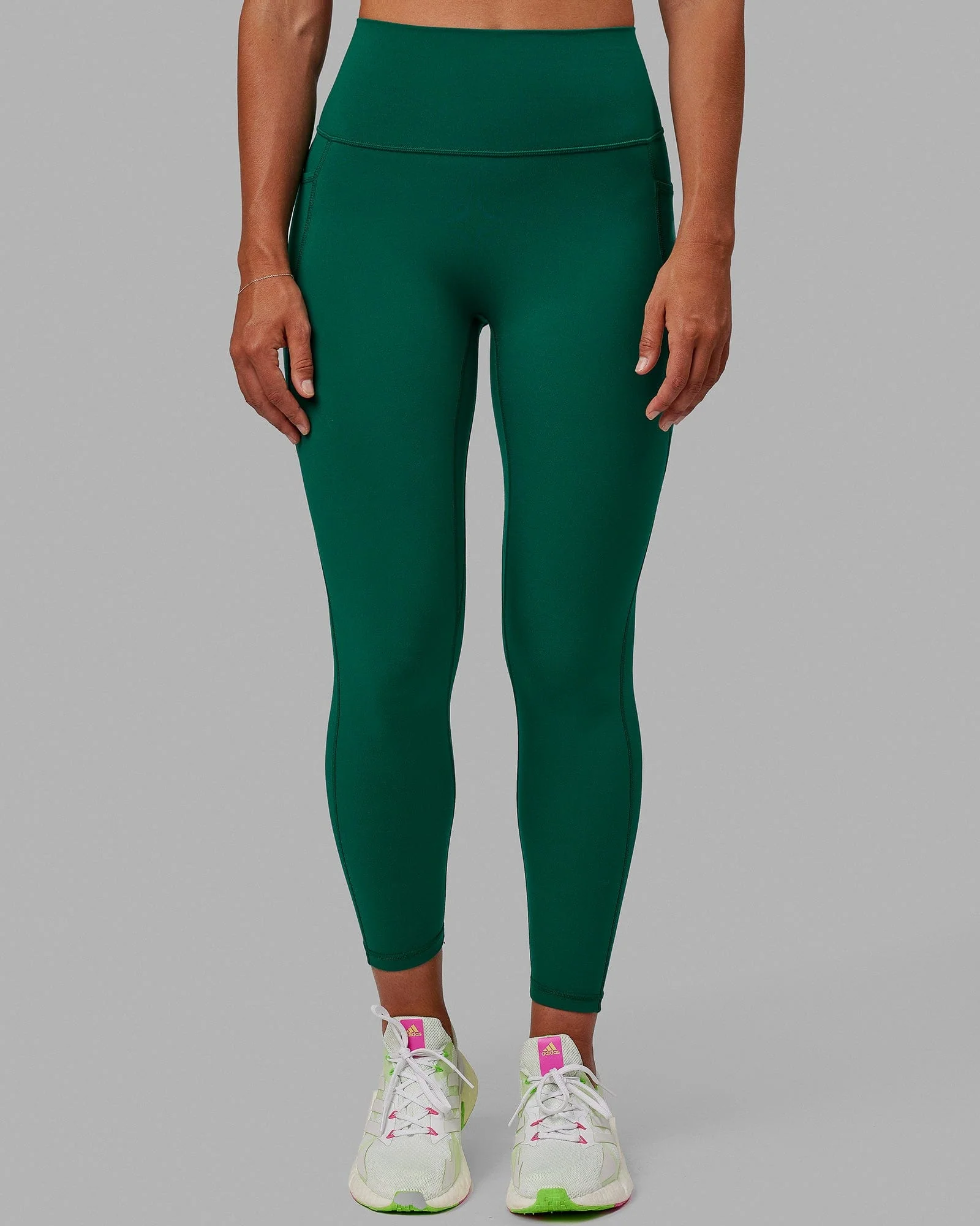 Fusion Ultra High-Rise 7/8 Legging Pockets - Malachite - Image 2