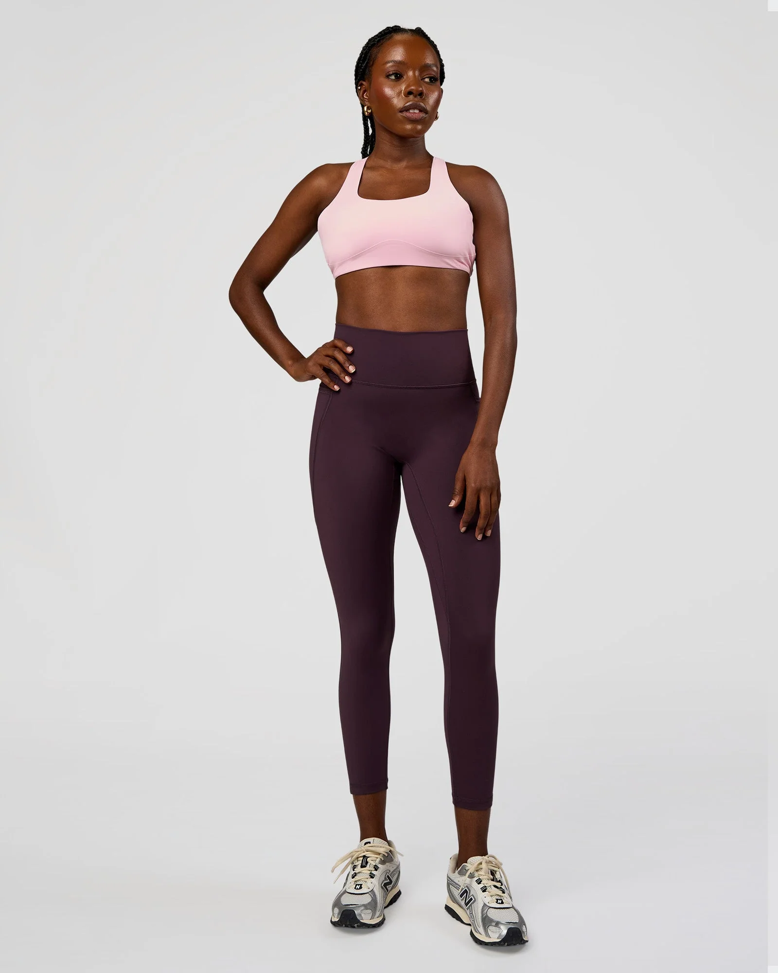 Fusion Ultra High-Rise 7/8 Legging Pockets - Midnight Plum - Image 5