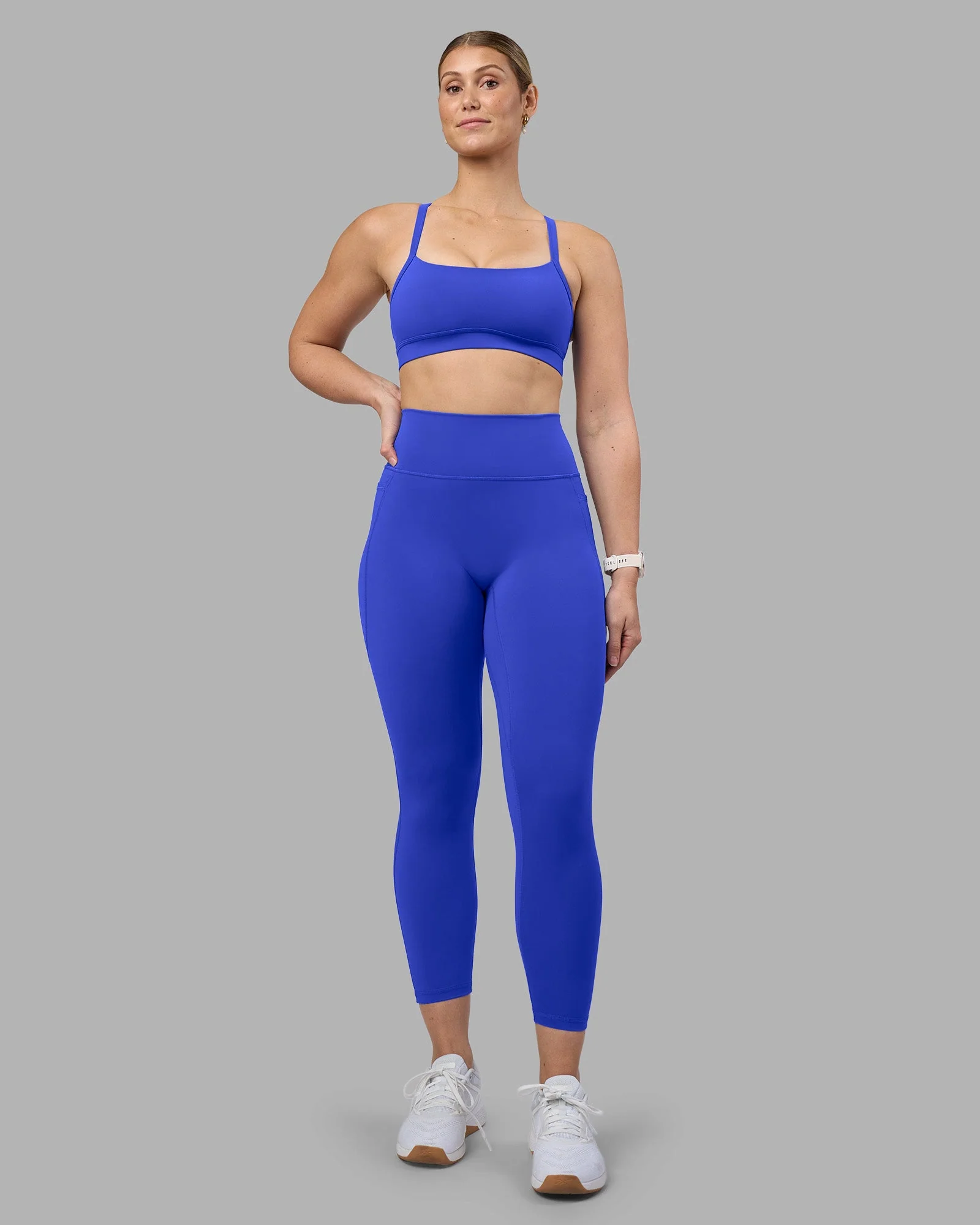 Fusion Ultra High-Rise 7/8 Legging Pockets - Power Cobalt - Image 2
