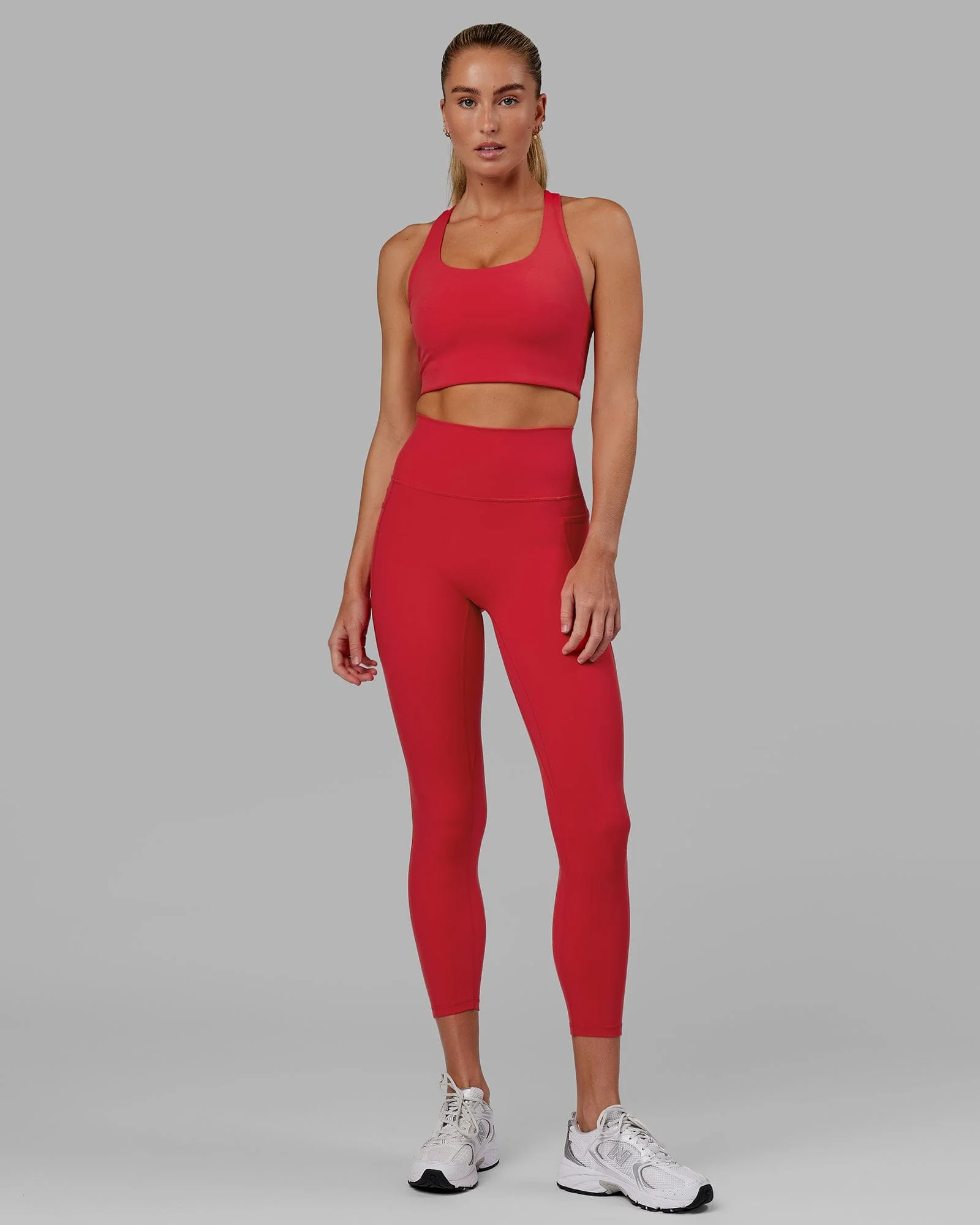 Fusion Ultra High-Rise 7/8 Legging Pockets - Scarlet - Image 5