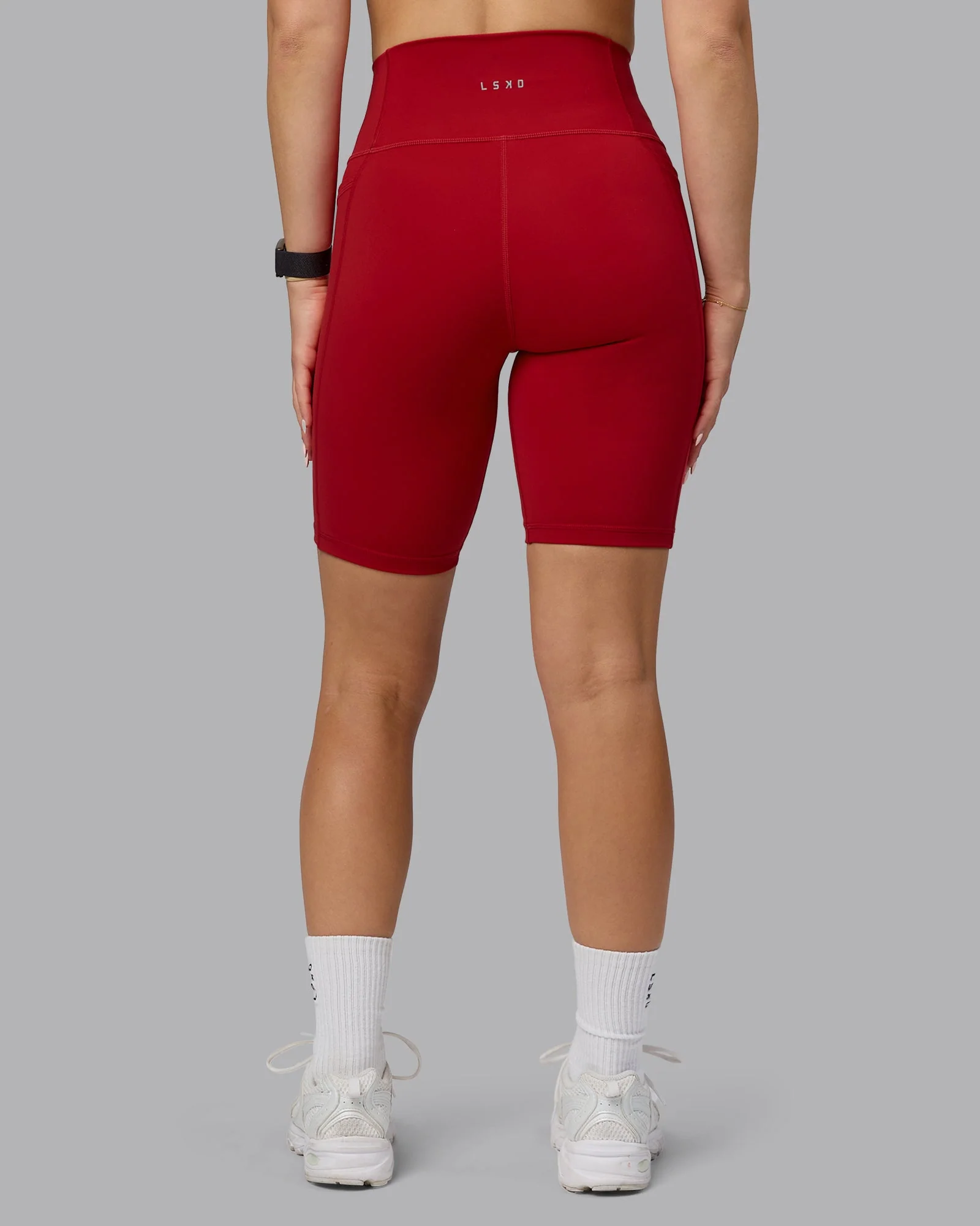 Fusion Ultra High-Rise 9" Short Pockets - Cherry Red - Image 3