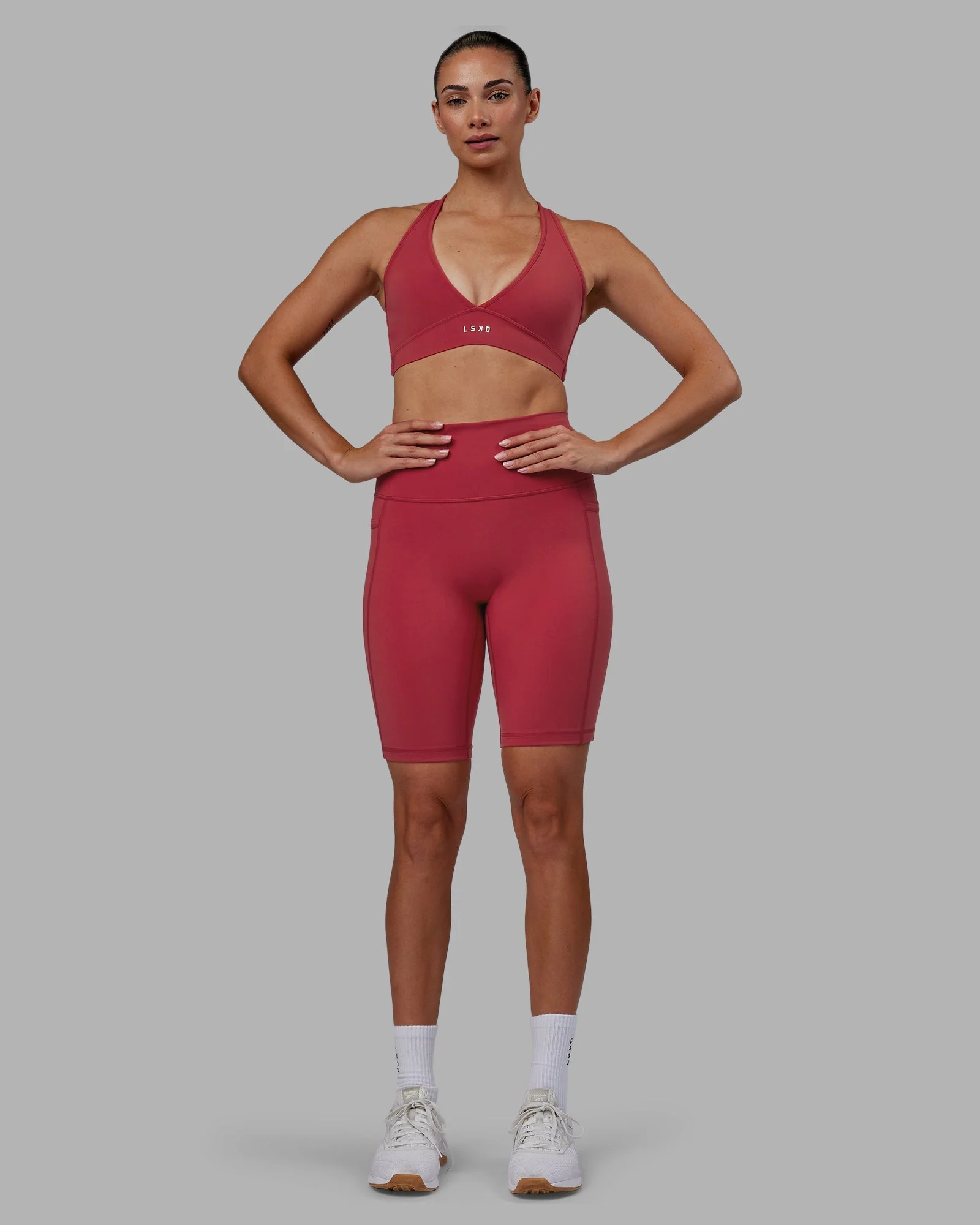 Fusion Ultra High-Rise 9" Short Pockets - Claret - Image 4