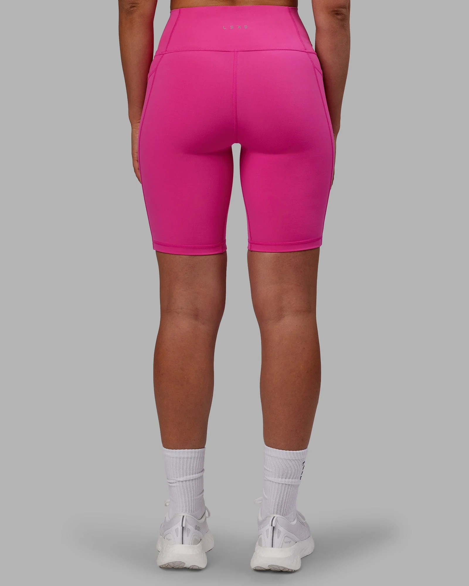 Fusion Ultra High-Rise 9" Short Pockets - Fuchsia Pink - Image 5