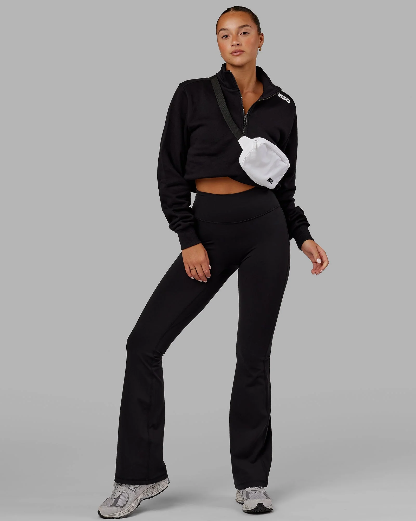 Fusion Ultra High-Rise Flared Legging - Black - Image 11