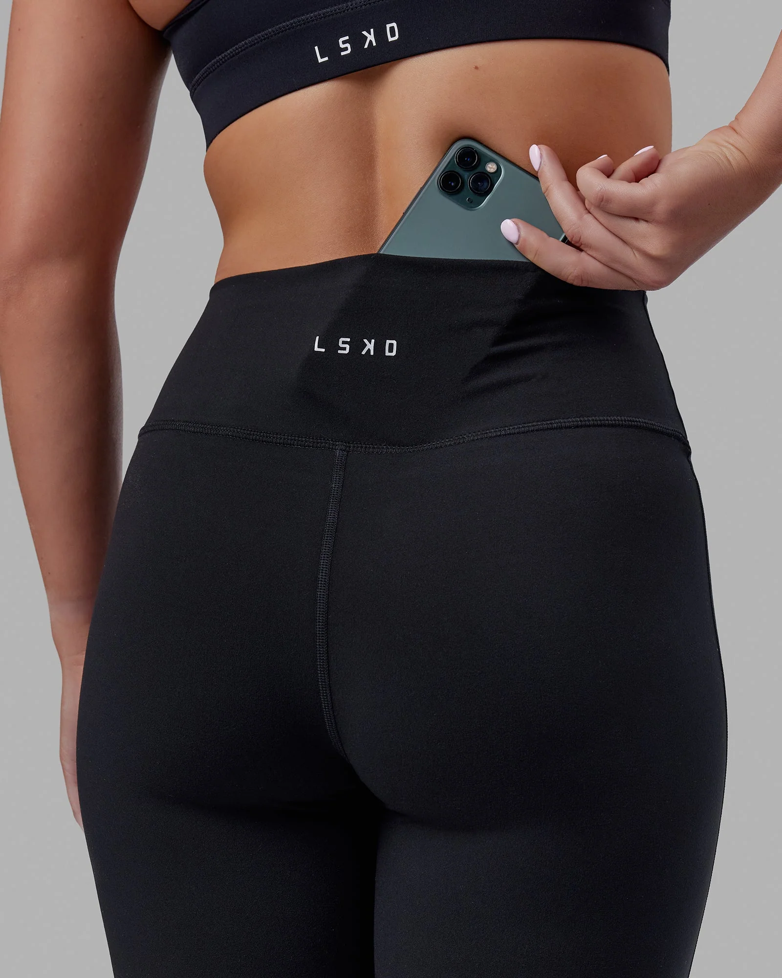Fusion Ultra High-Rise Flared Petite Legging - Black - Image 5