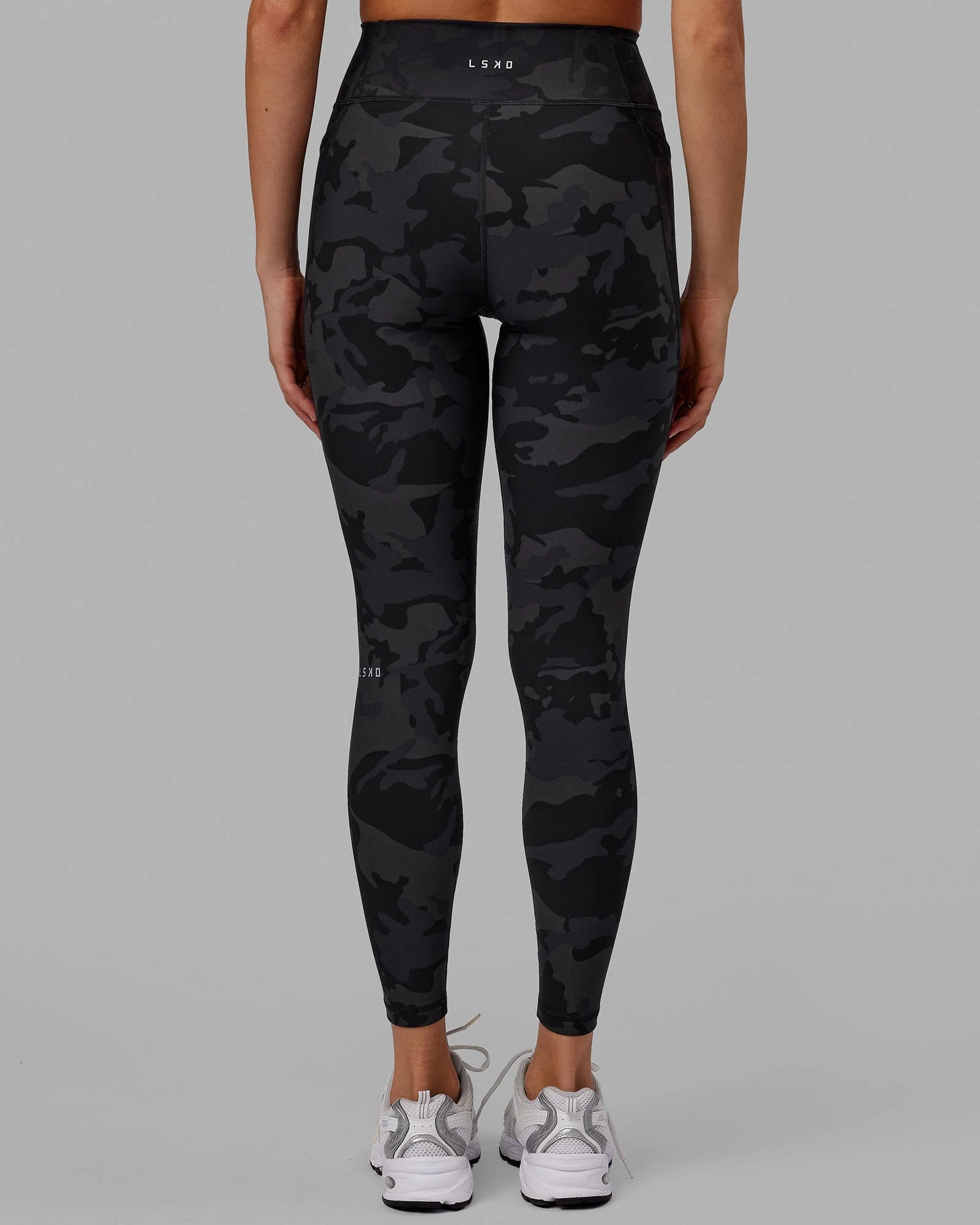 Fusion Ultra High-Rise Full Length Legging Pockets - Black-Camo - Image 4