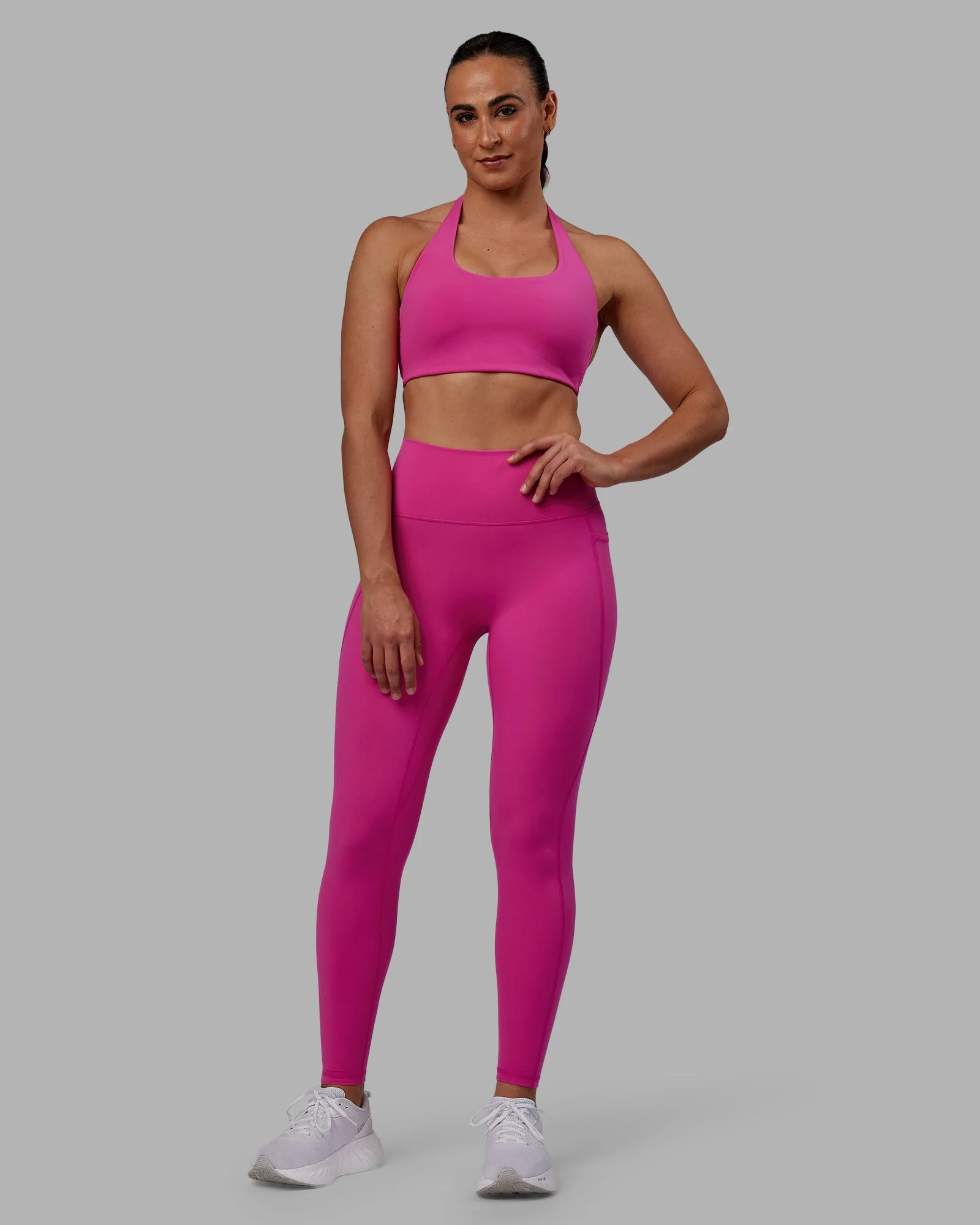 Fusion Ultra High-Rise Full Length Legging Pockets - Fuchsia Pink